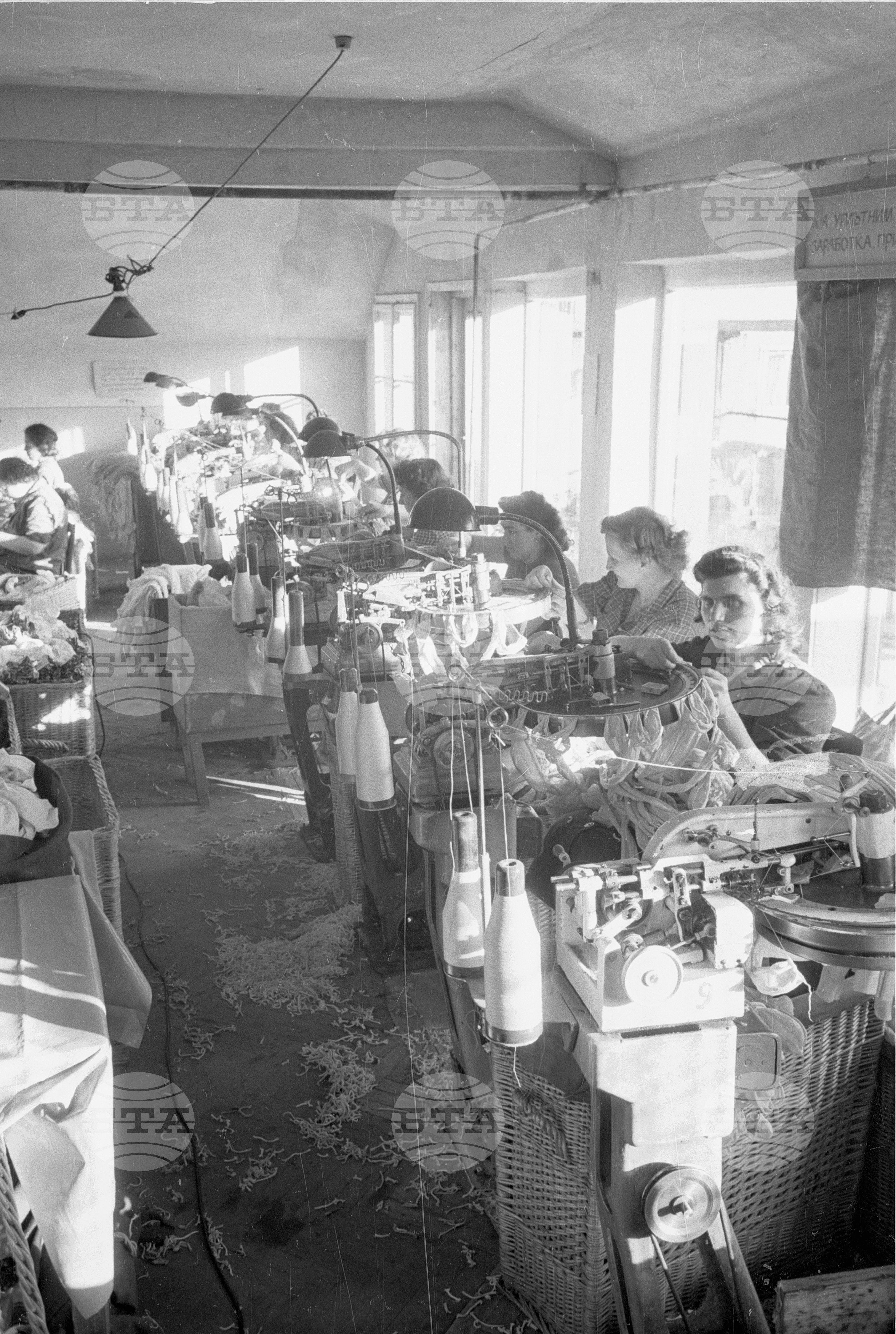 Чорапна фабрика "Йорданка Чанкова" в София - 1956 година