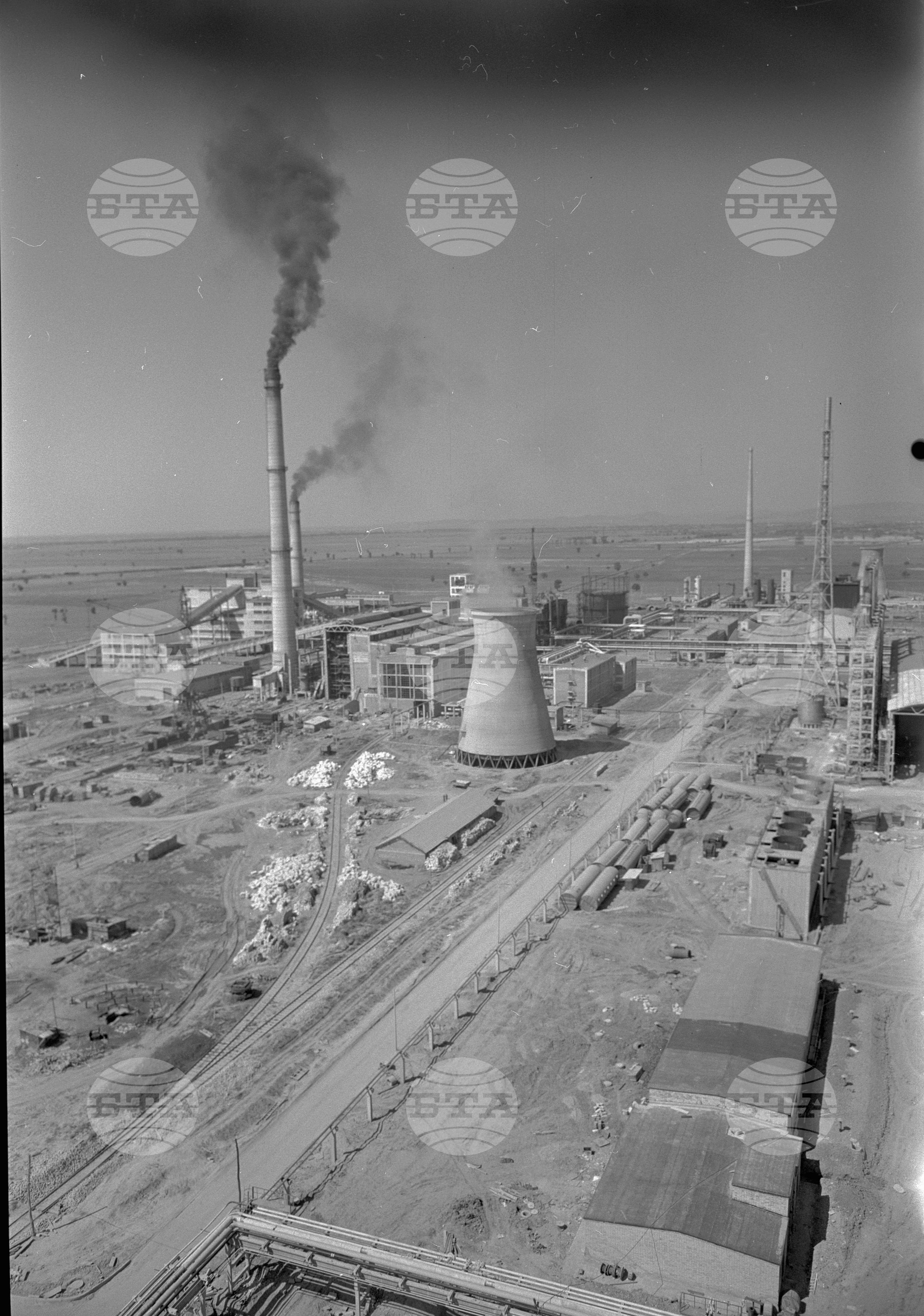 Азотно-торов завод край Стара Загора-1963