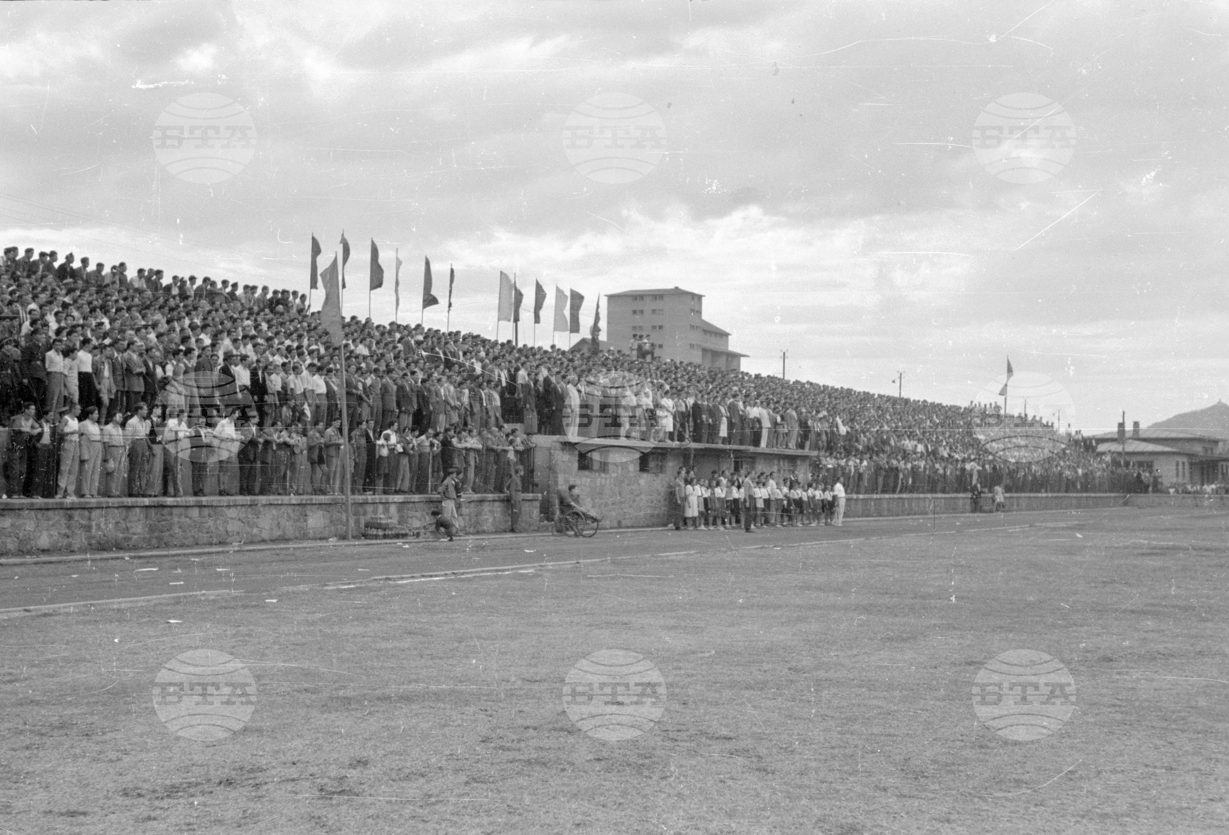 Чехословашки футболен отбор в Пловдив, 1951