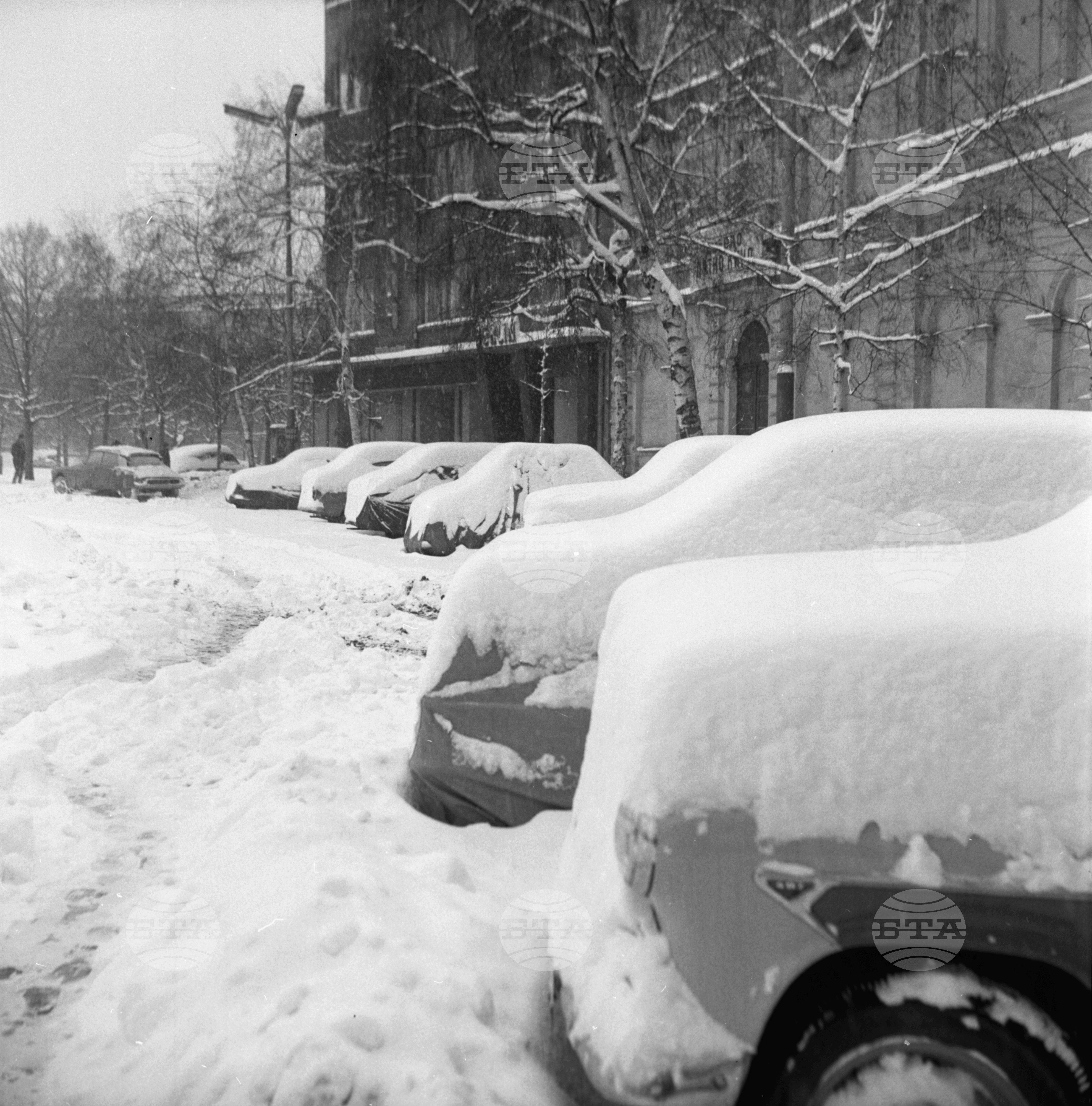 София в прегръдките на зимата - 1962 година