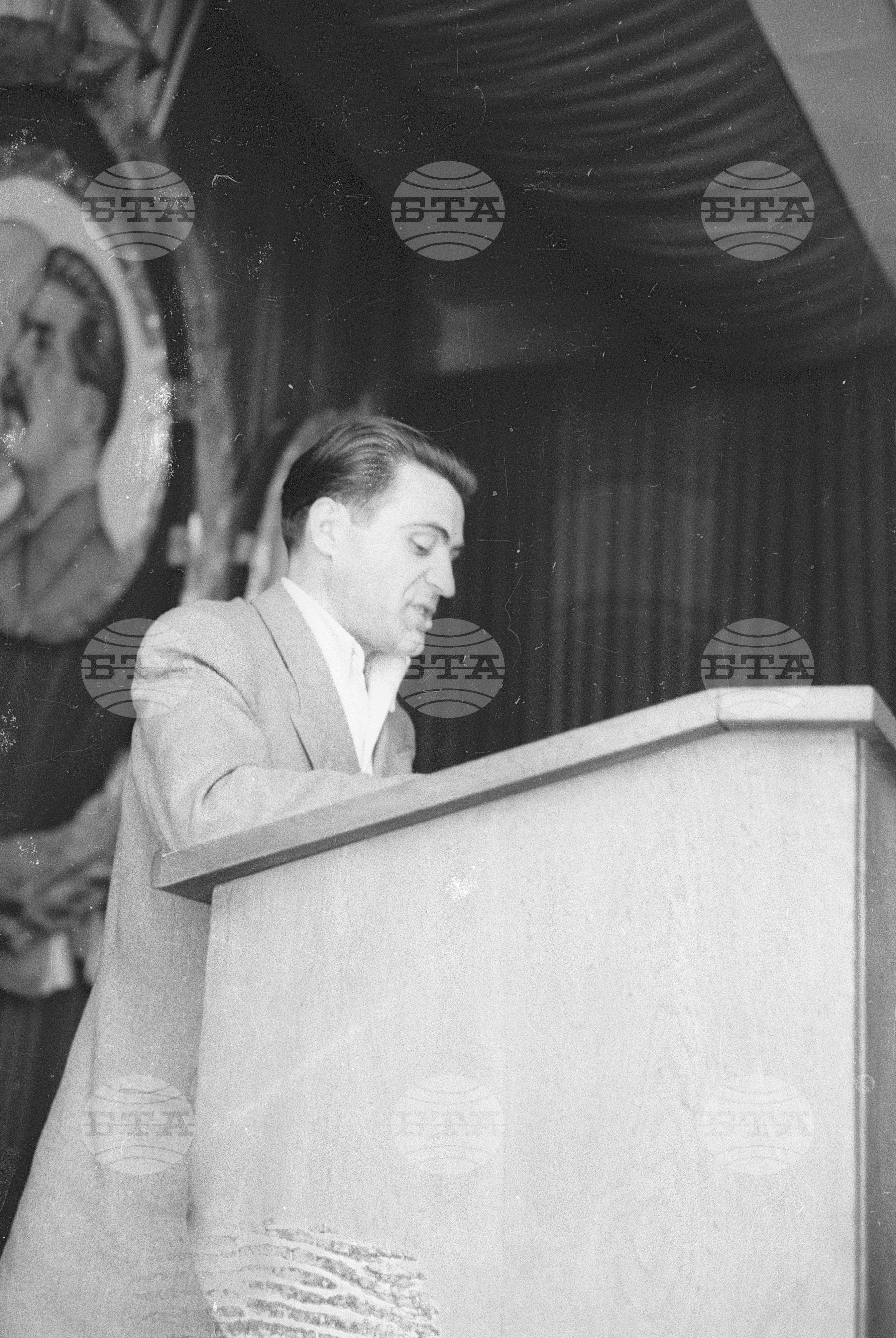 Съветските гости по време на месеца на Съветската дружба, 1951 година - Чекирьов, Скрябин и други