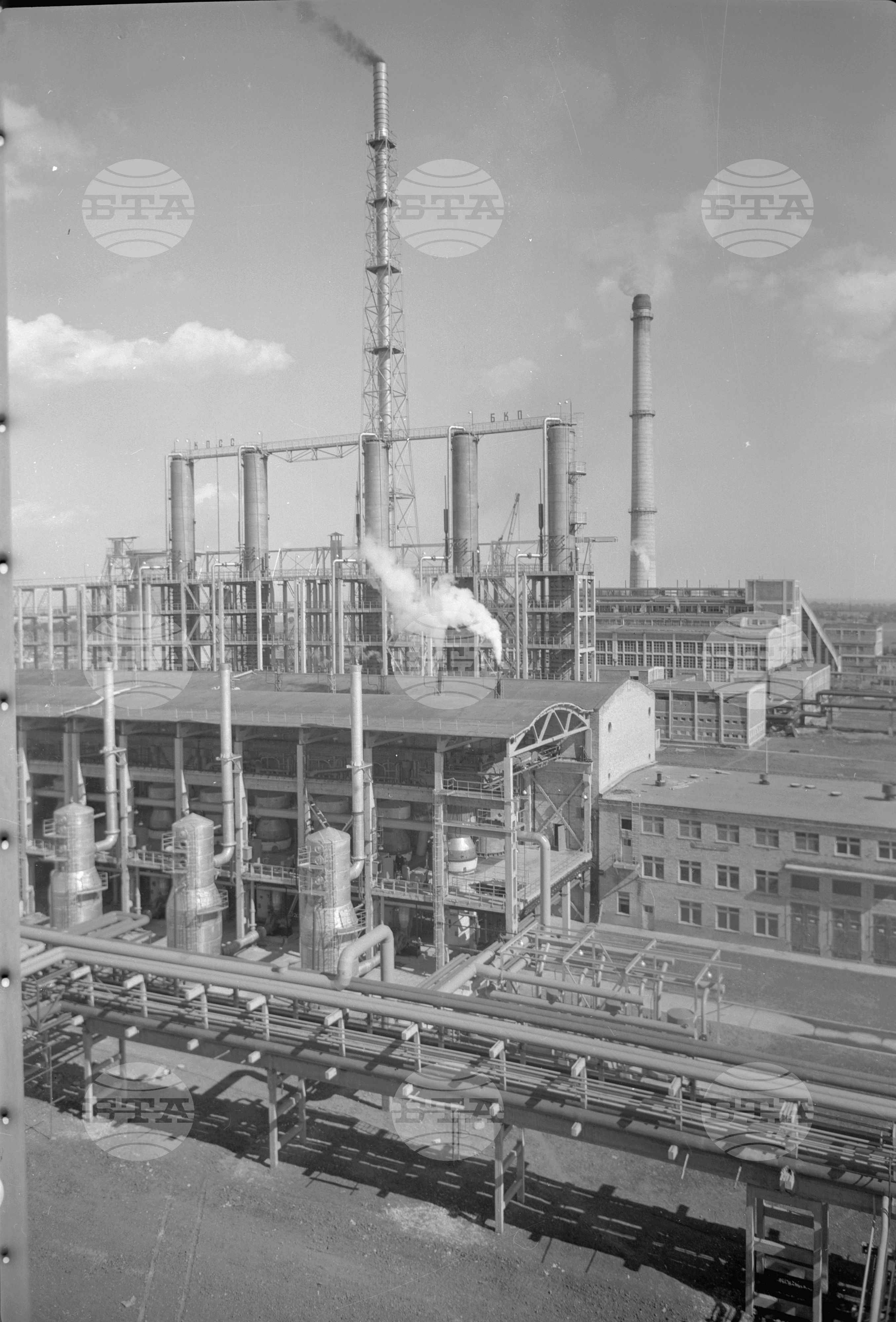Азотно-торовият завод край Стара Загора