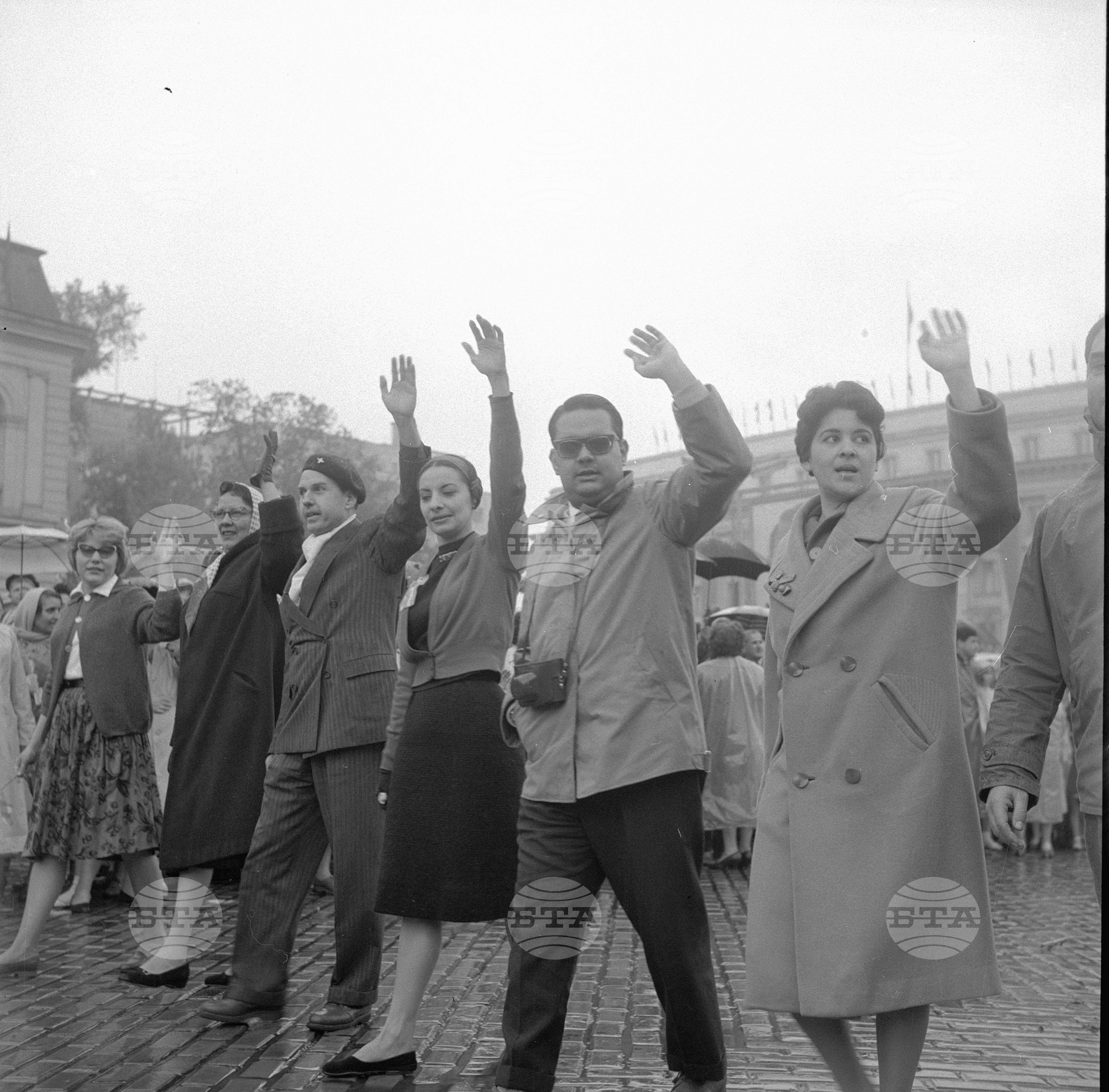 Първомайска манифестация на трудещите се в София (1961)
