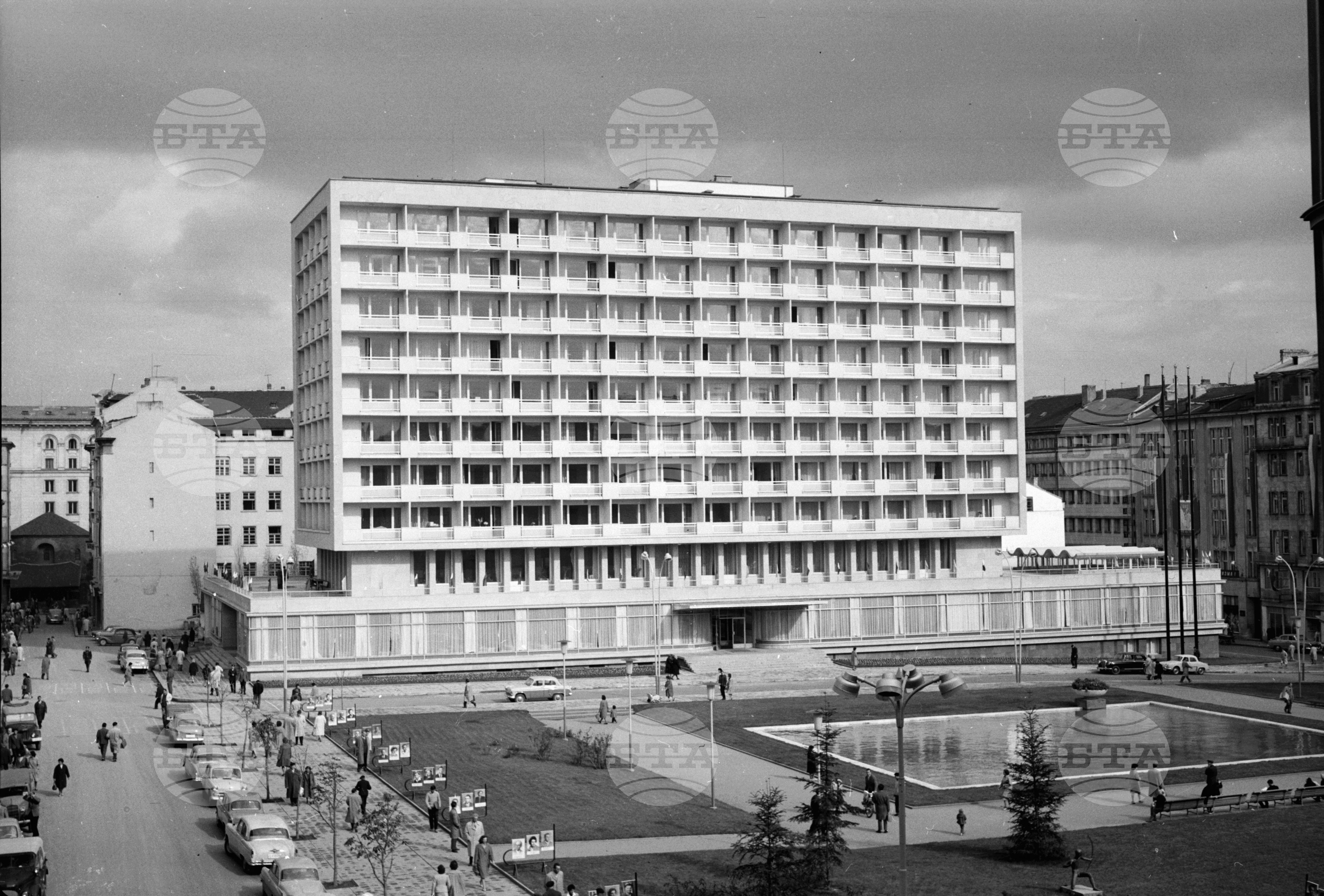 Новият хотел "Рила" в столицата 1962 година