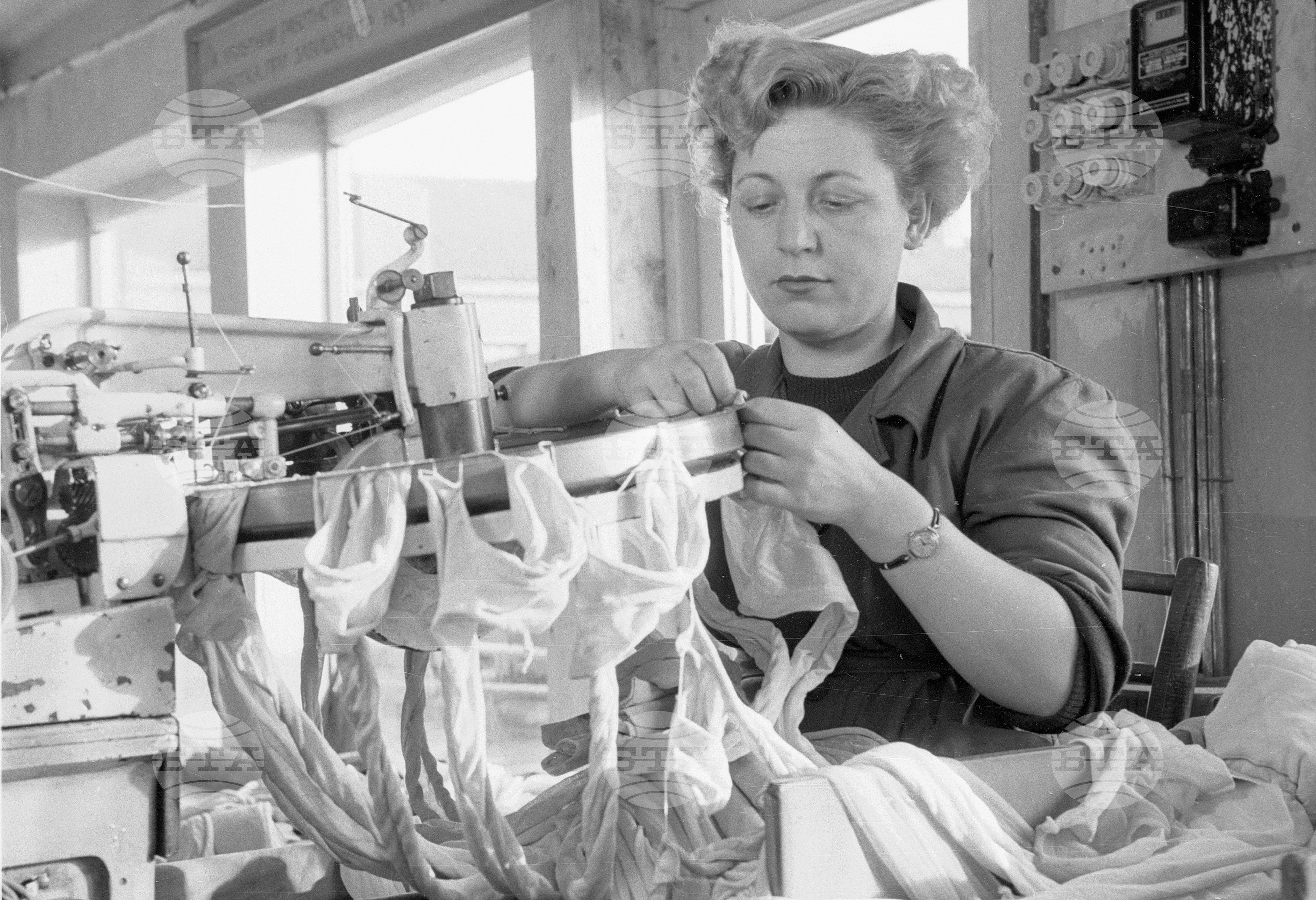 Чорапна фабрика "Йорданка Чанкова" в София - 1956 година