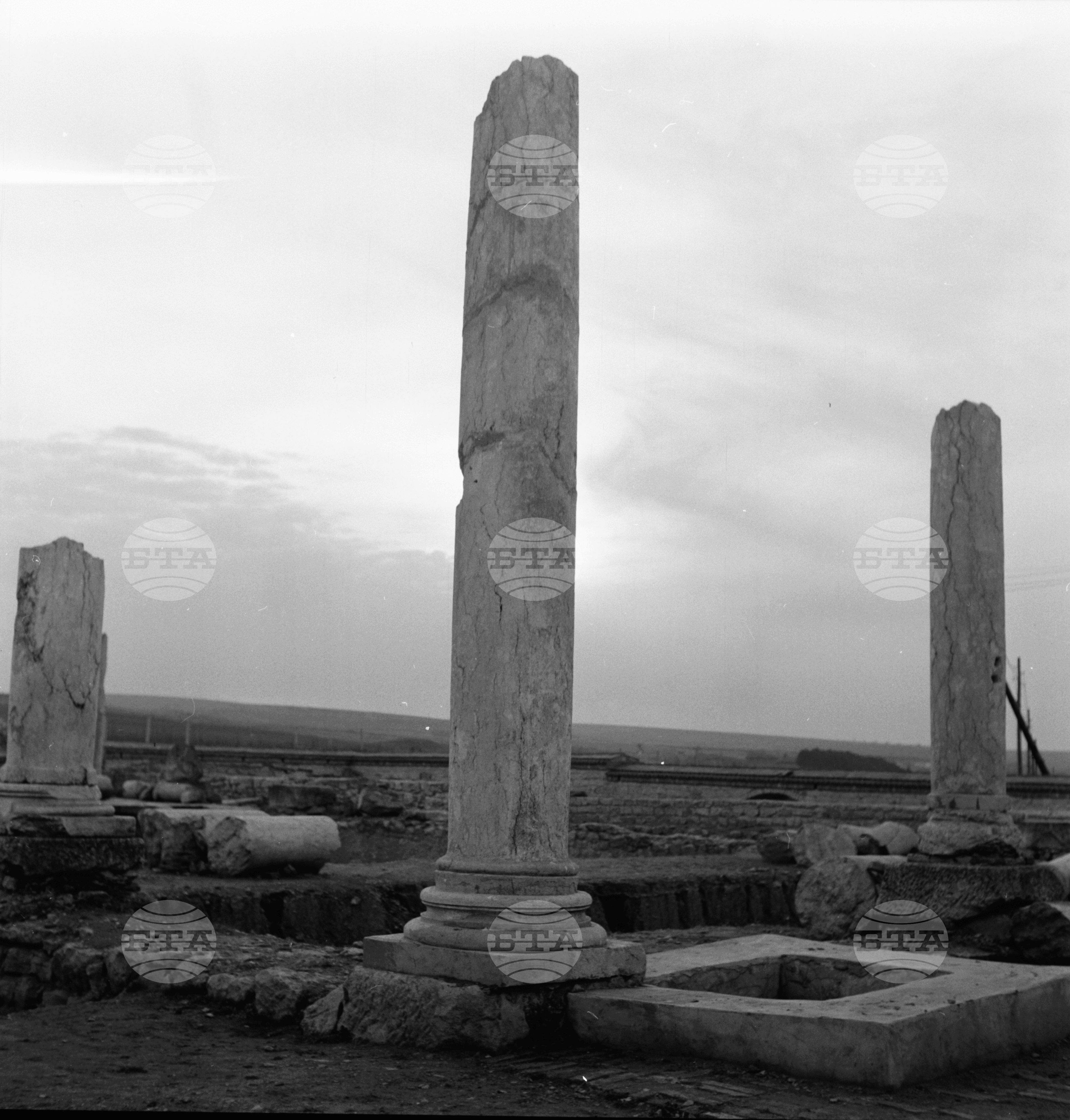 Останки от стария "Абритус" край Разград