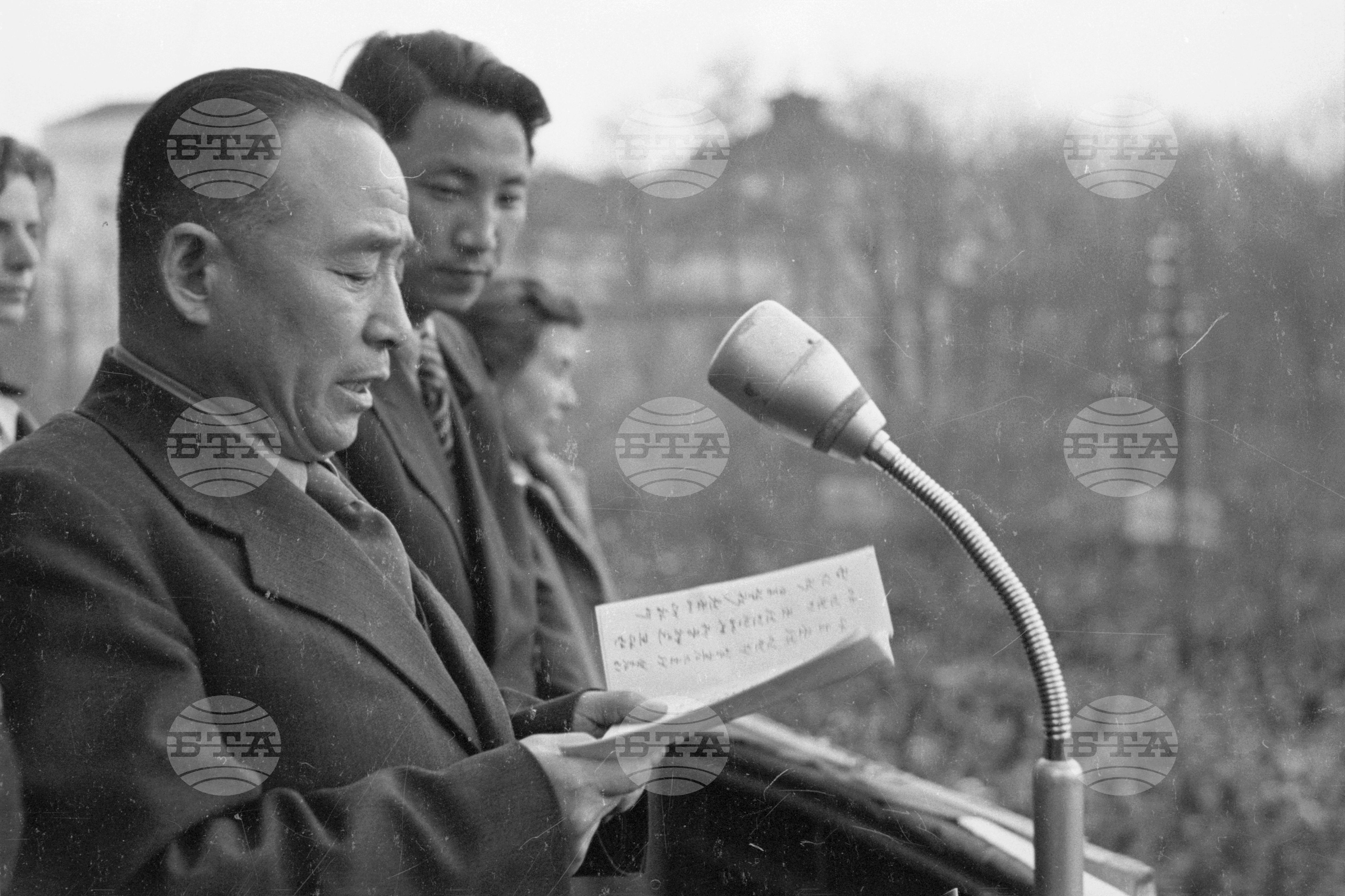 Митинг в подкрепа на корейския народ, 1951