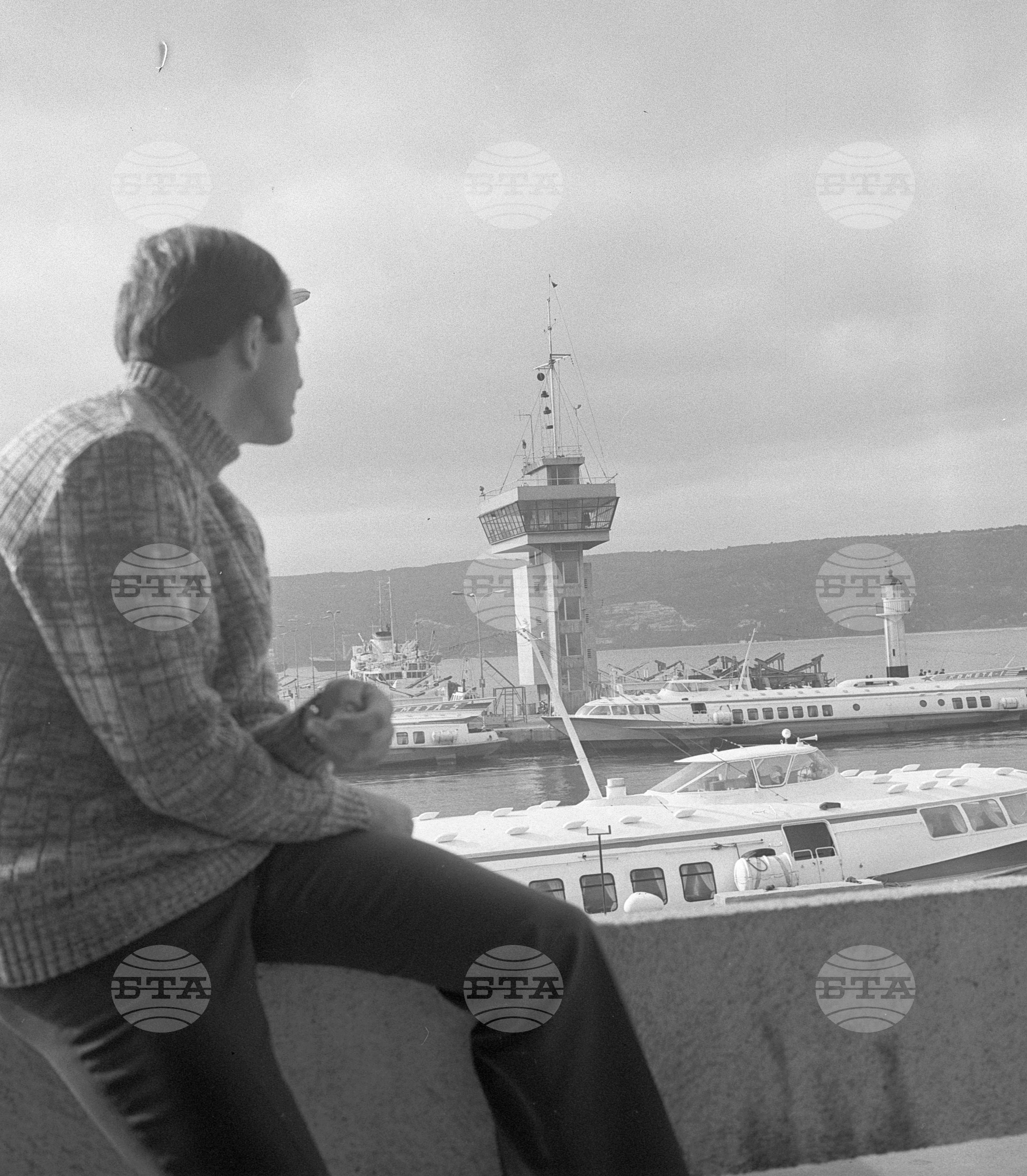 Морската гара на Варна през 1973 година