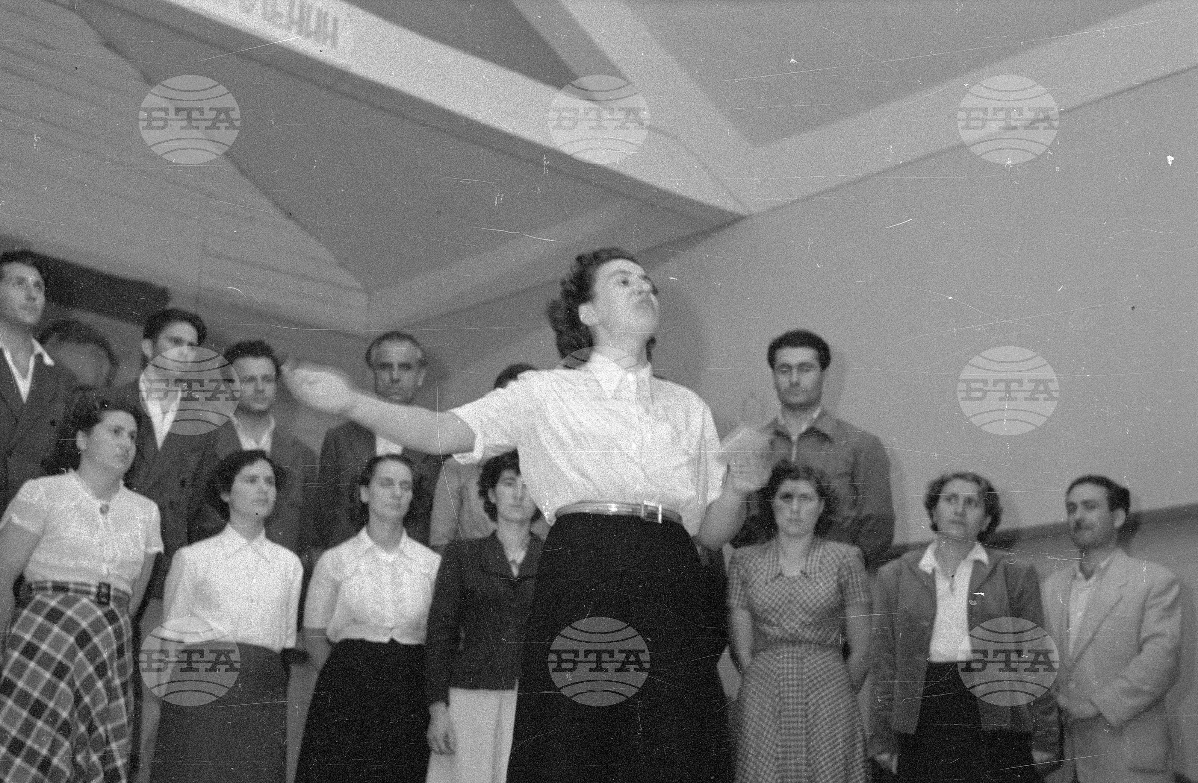 Поемане шествието на ДМЗ "Ленин" от БТА