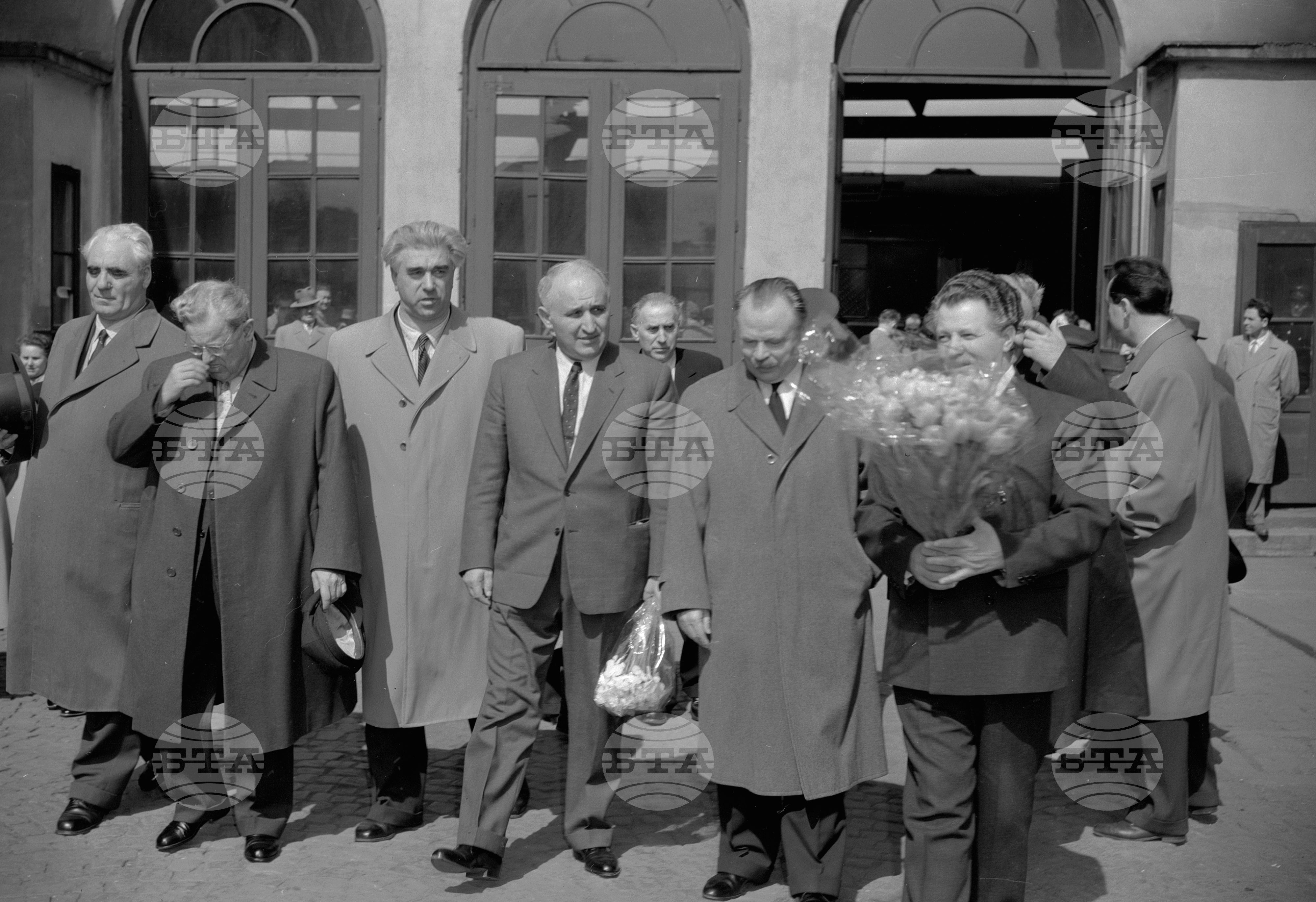 Посрещане на правителствената делегация от Москва