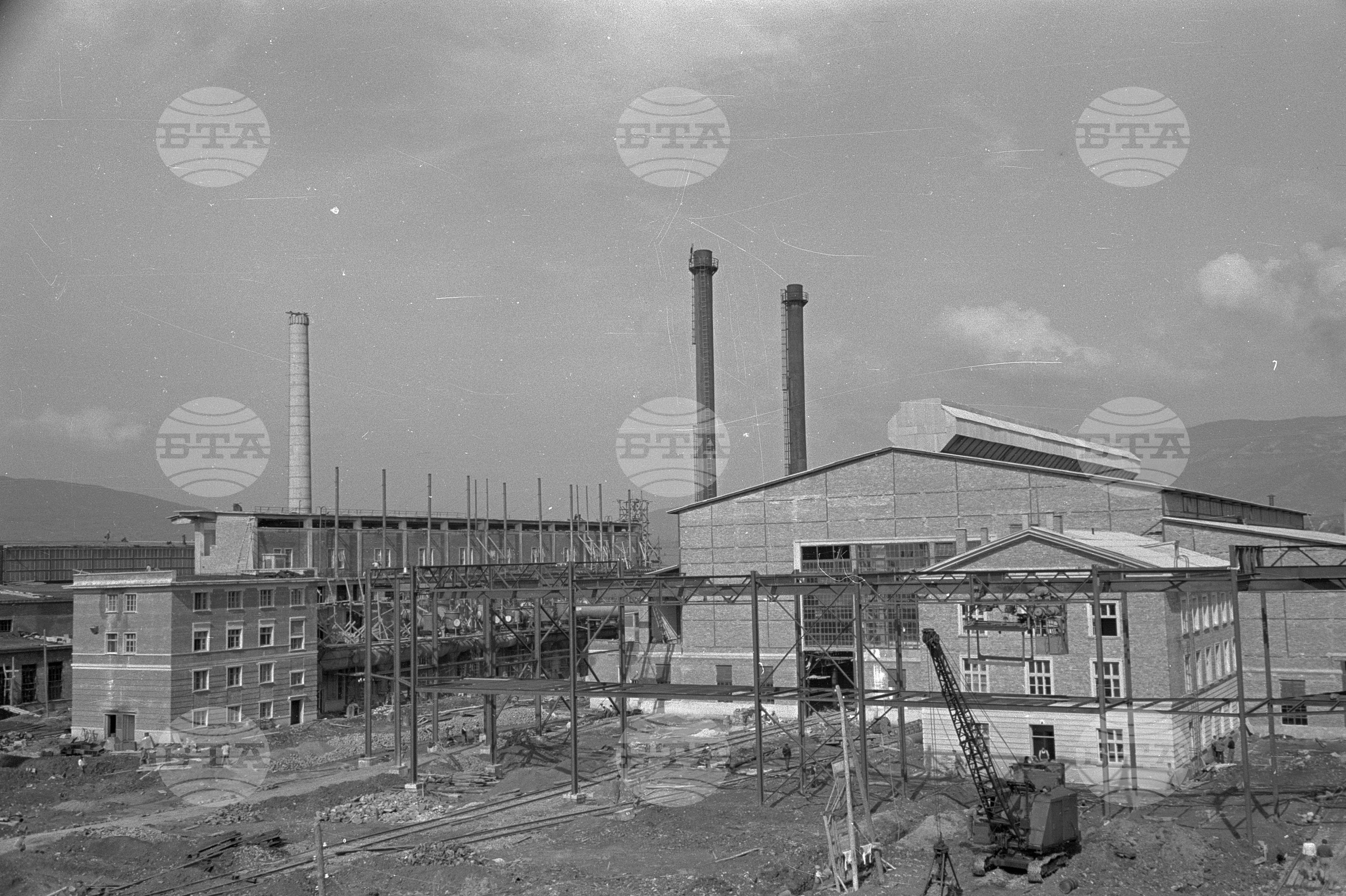 Държавен металургичен завод „Ленин“ - 1953 година - строеж