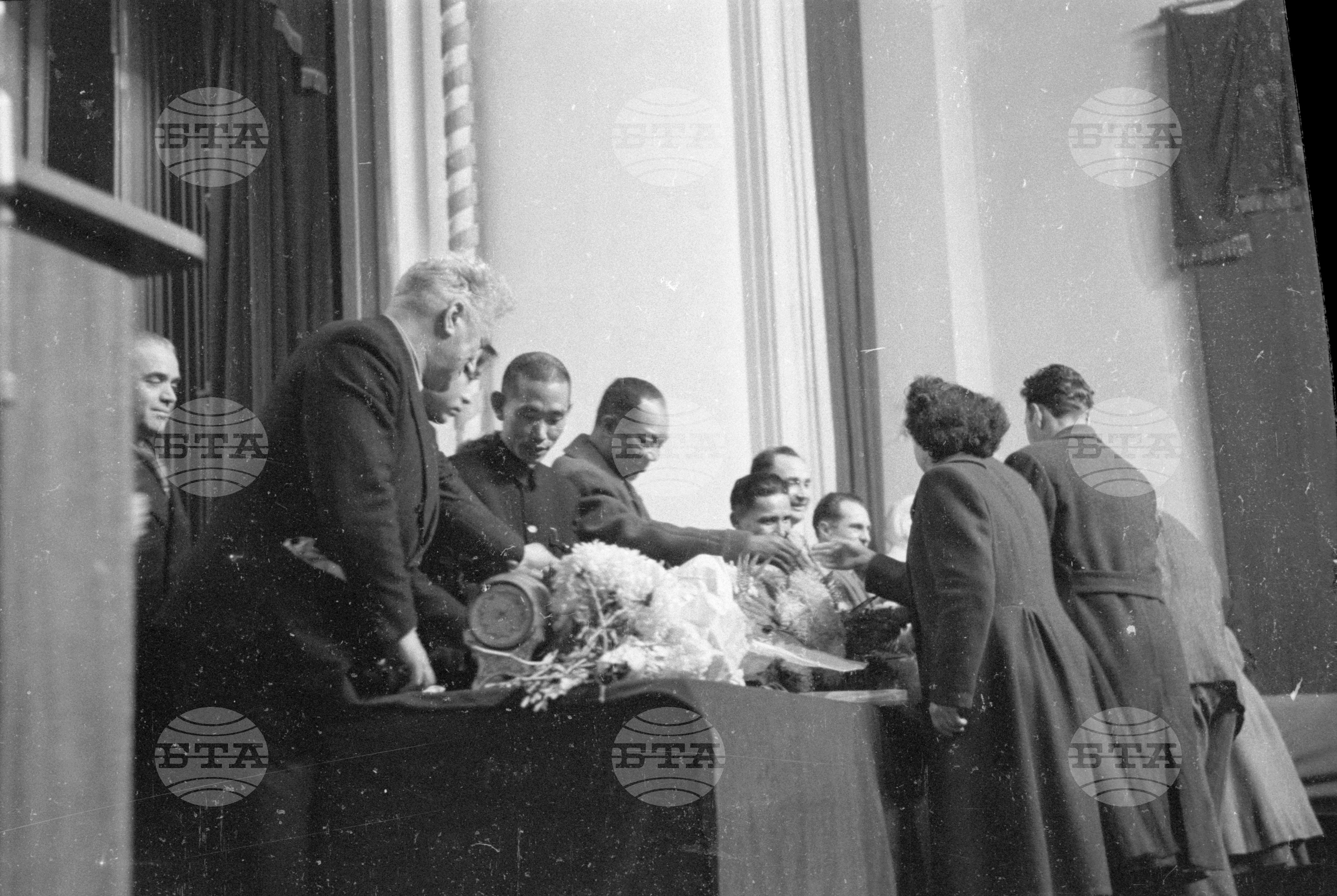 Делегати на III конгрес на ОРПС (Общ работническо професионален съюз), състоял се на 16.12.1951г