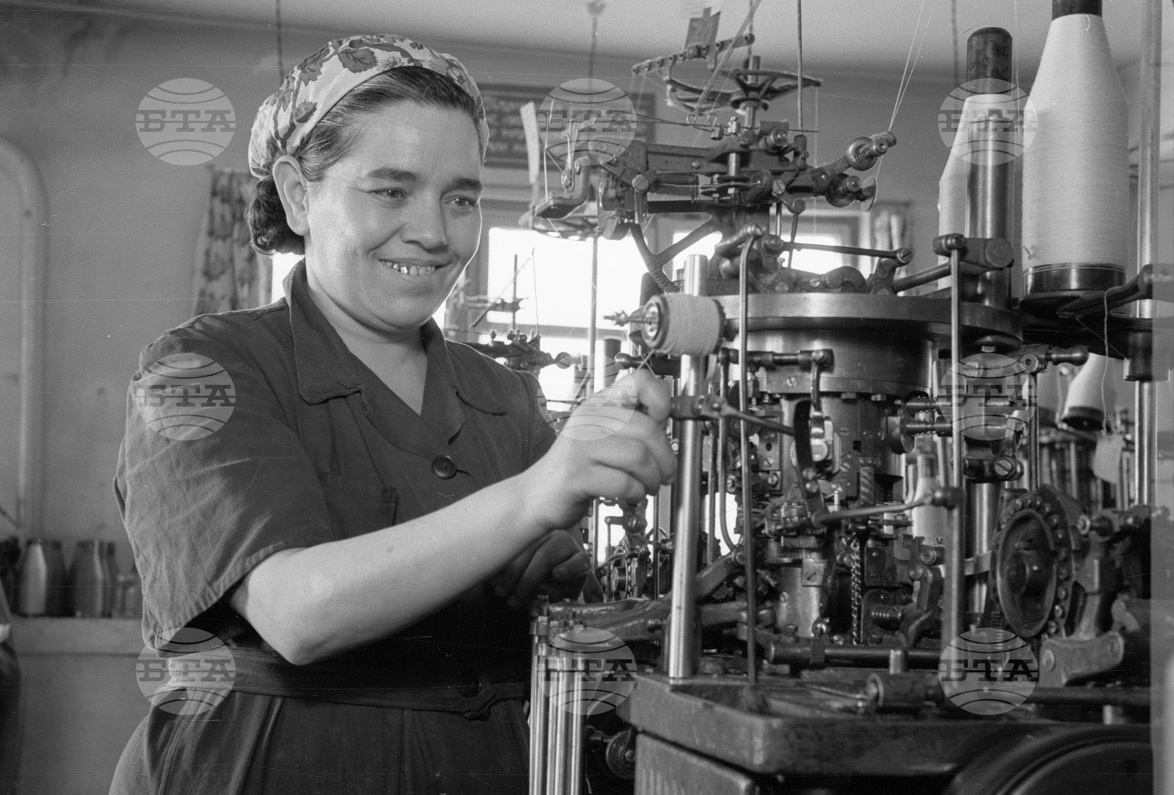 Чорапна фабрика "Йорданка Чанкова" в София - 1956 година