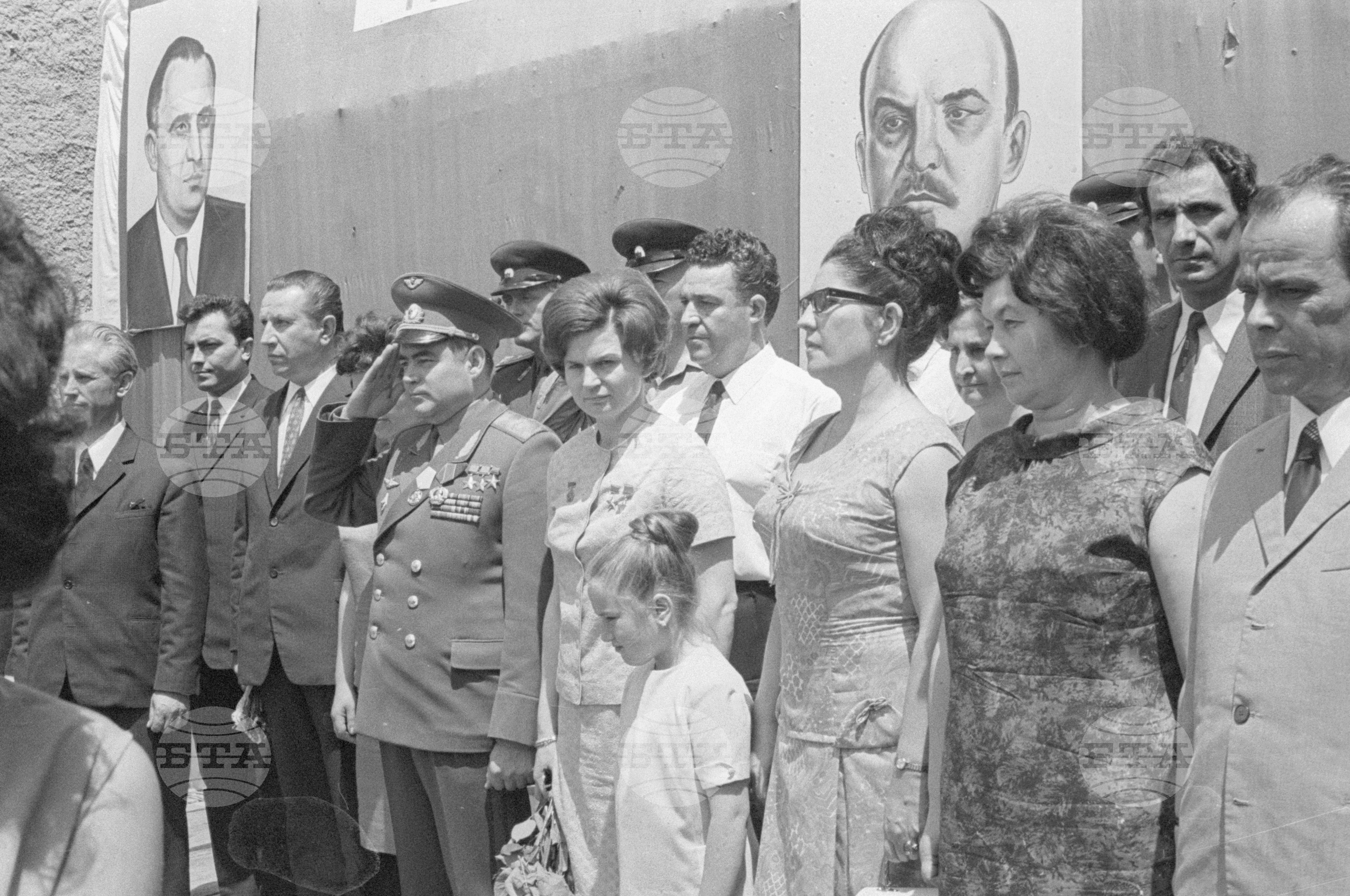 Посрещане на космонавтите в Петрич