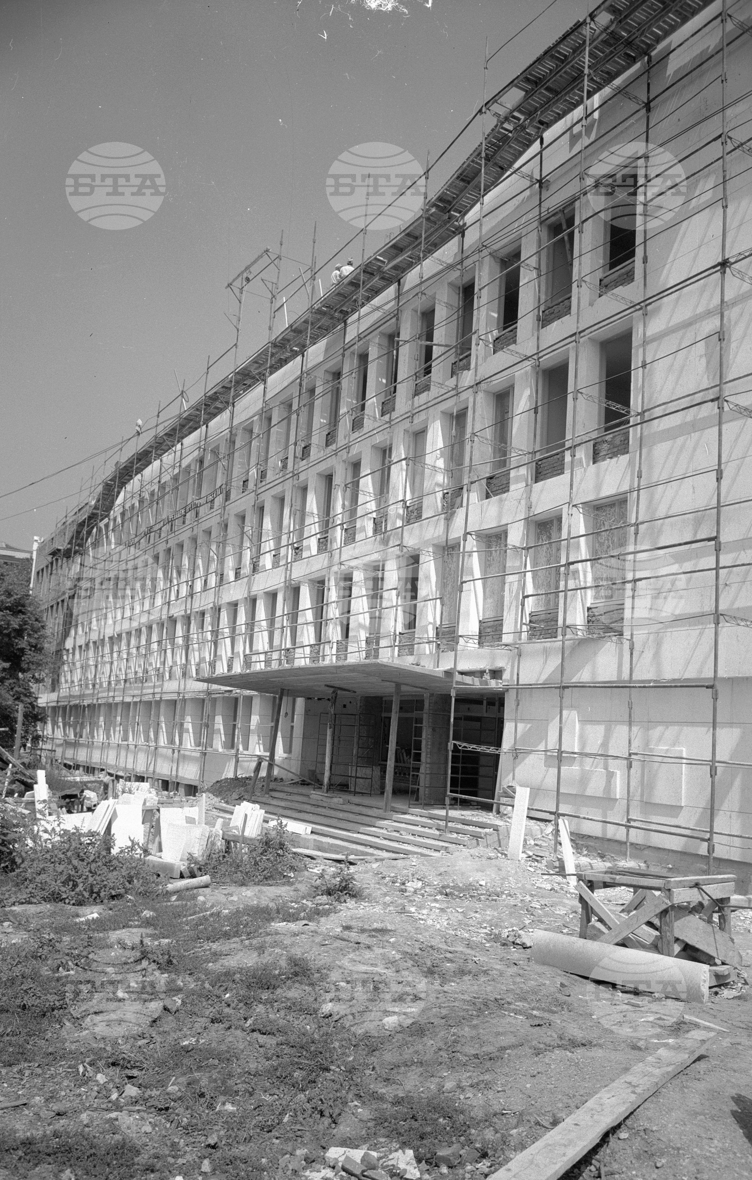 Новата сграда на Българска телеграфна агенция (БТА) - 1959 година