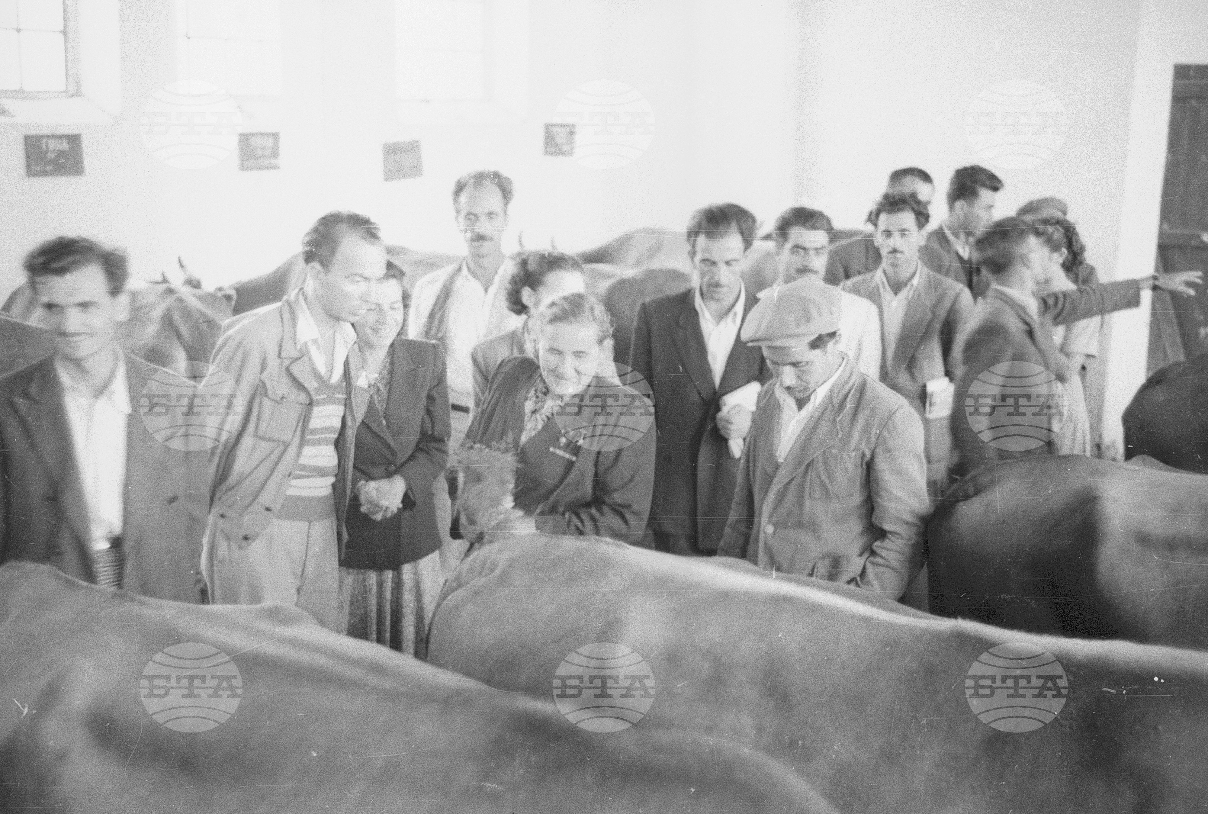 Съветските гости по време на месеца на Съветската дружба, 1951 година - Чекирьов, Скрябин и други