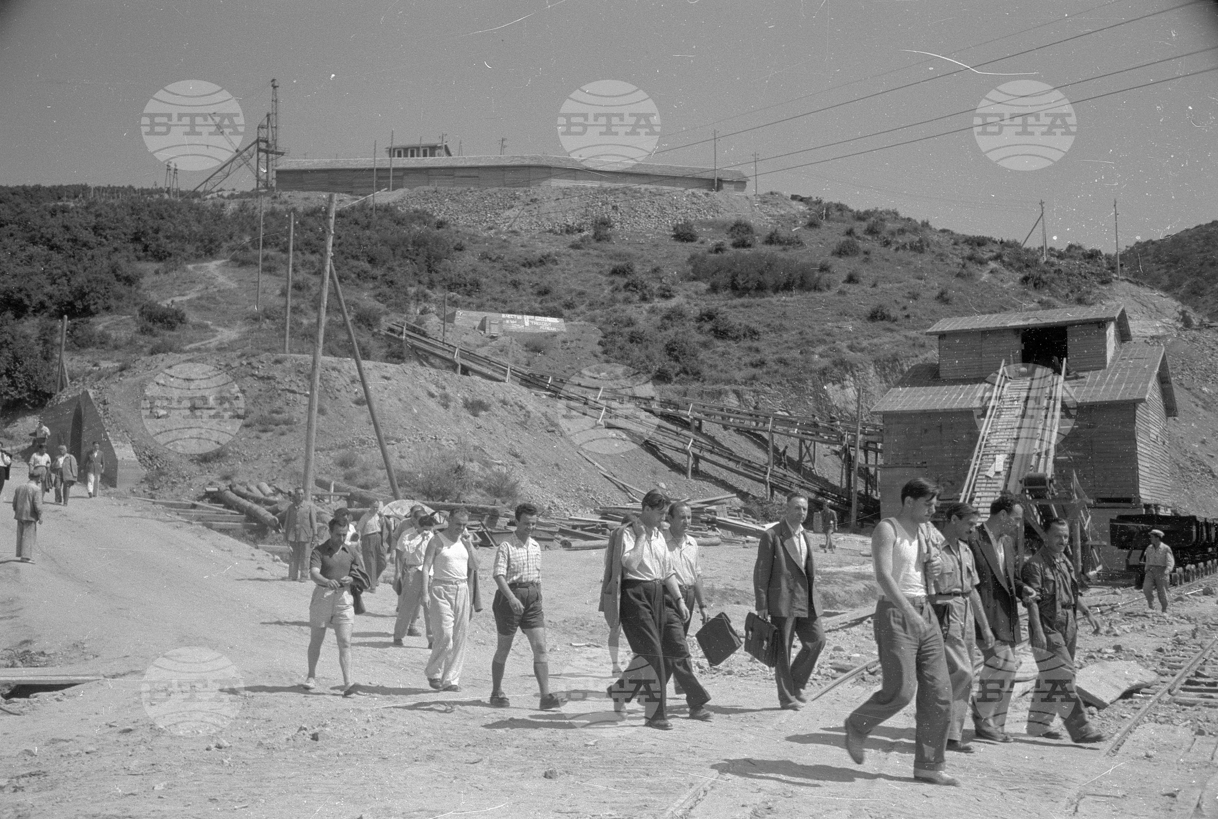 Язовир "Сталин" - снимки от изграждането му през 1952 година