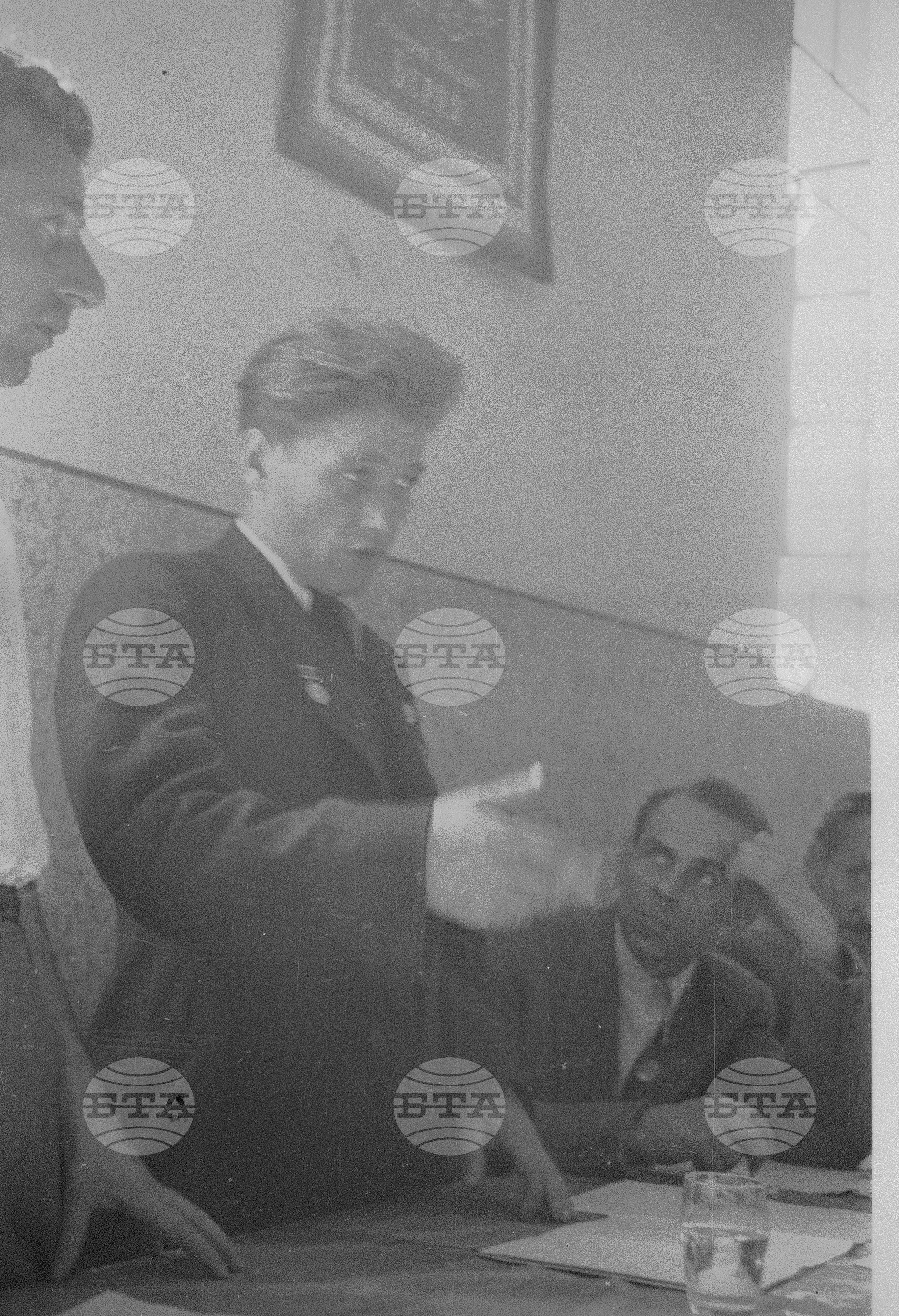 Съветските гости по време на месеца на Съветската дружба, 1951 година - Чекирьов, Скрябин и други