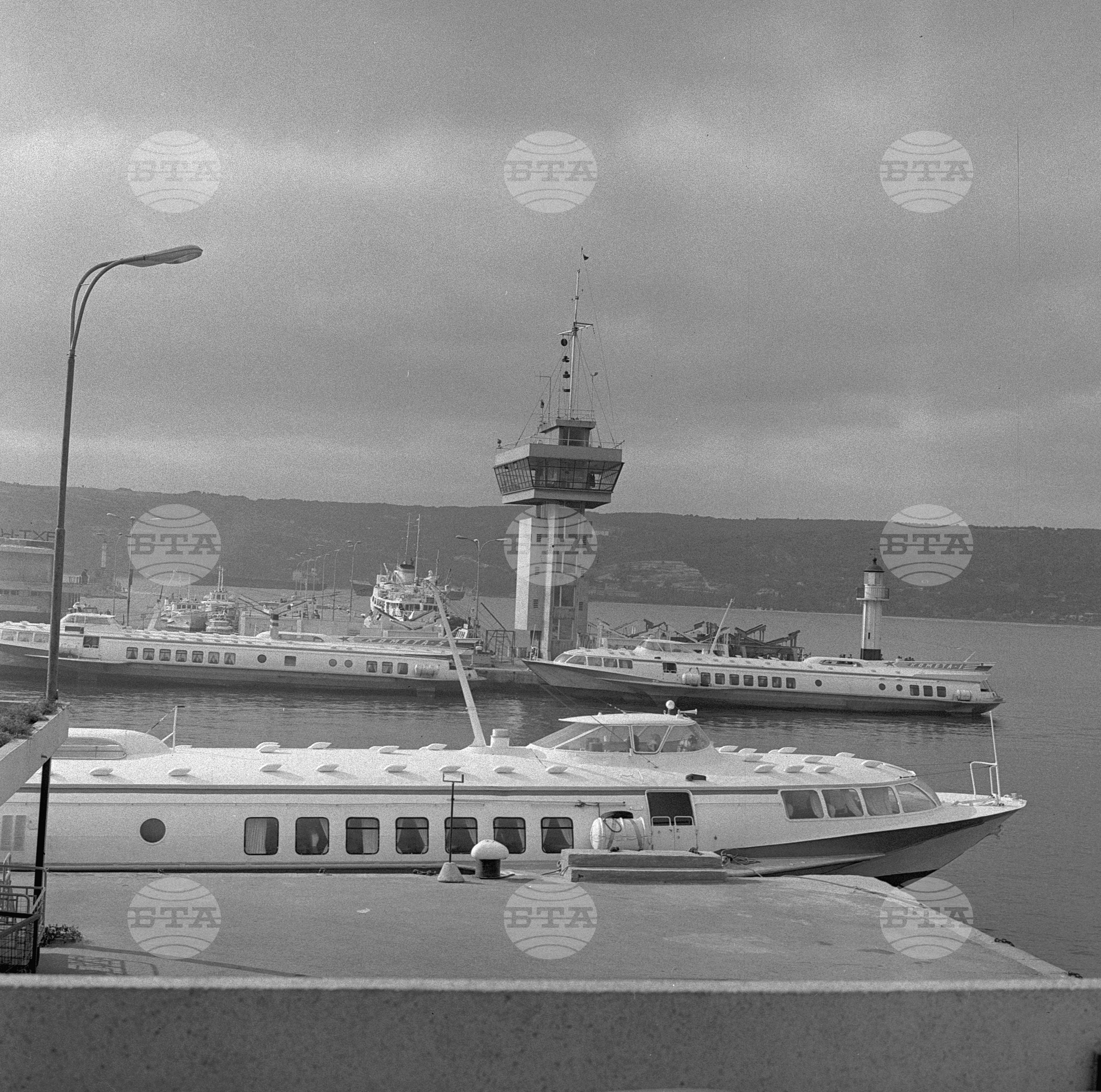 Морската гара на Варна през 1973 година