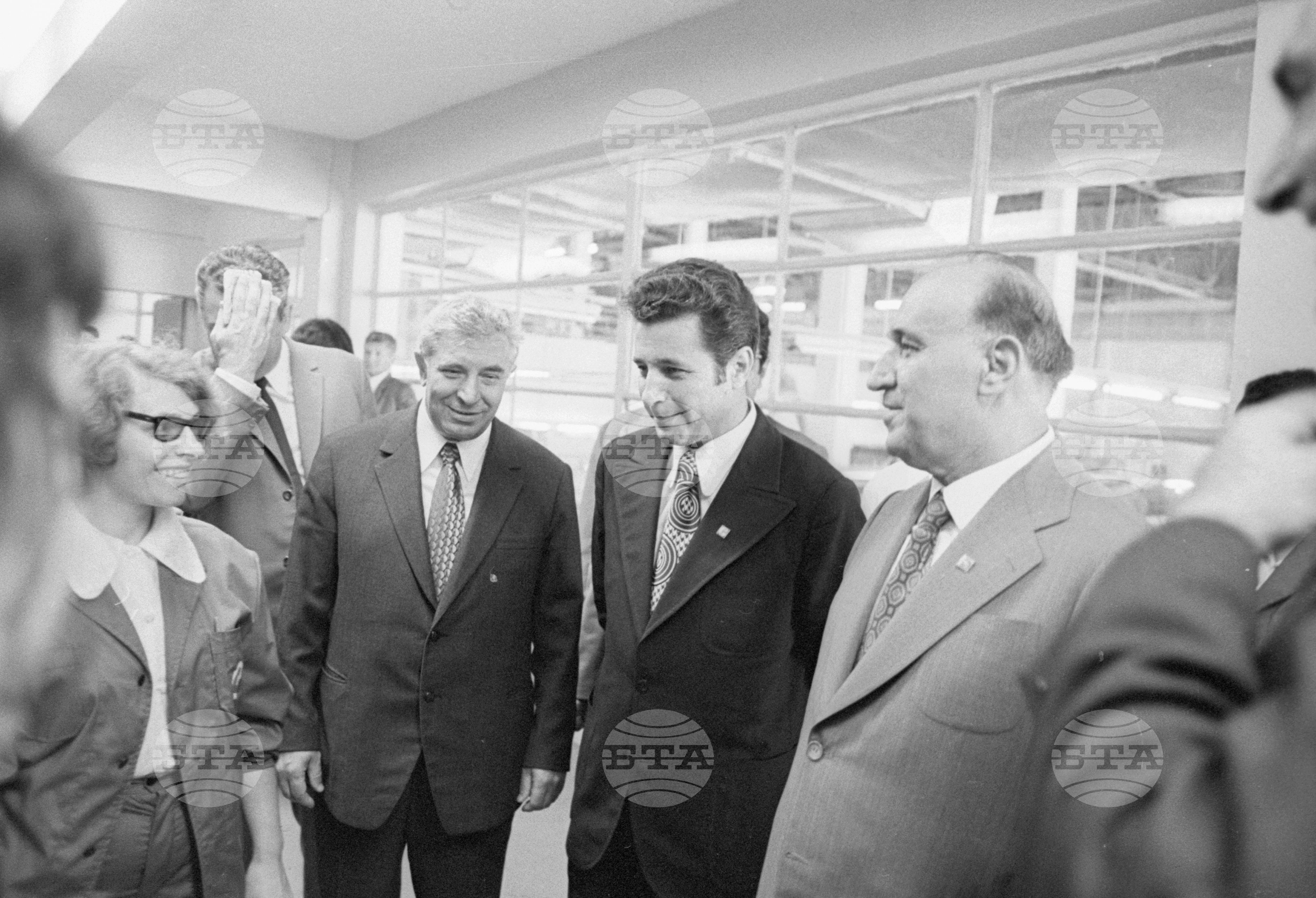 Откриване на химкомбината "Свилоза" в Свищов