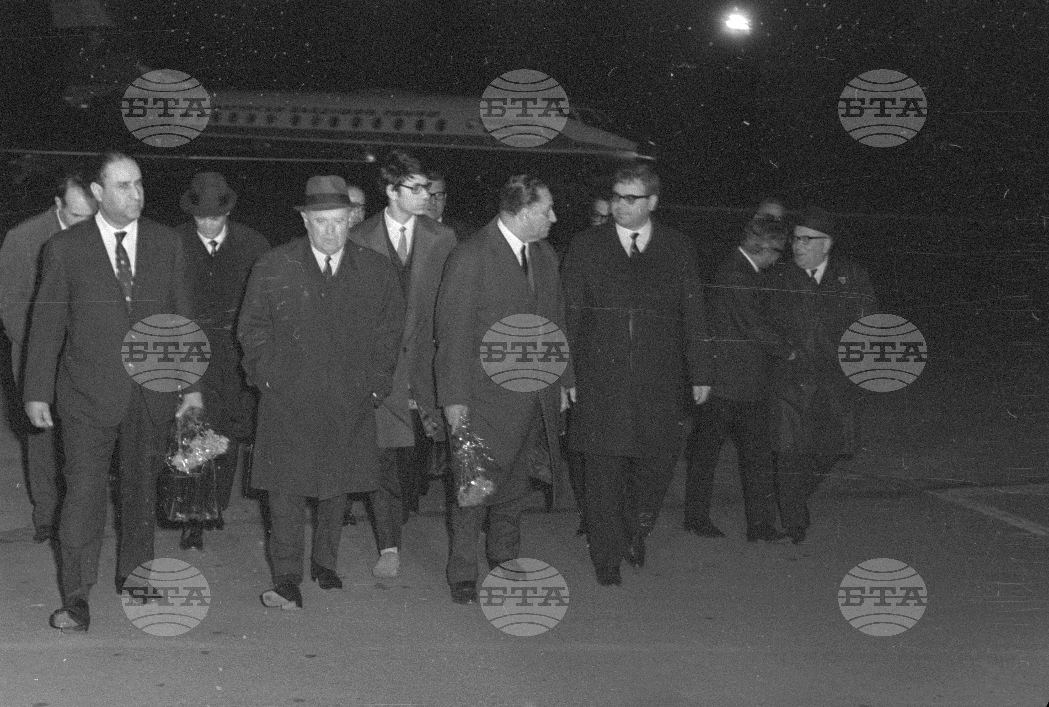 Посрещане на сирийската, израелската и делегацията на ОАР (Обединена арабска република)