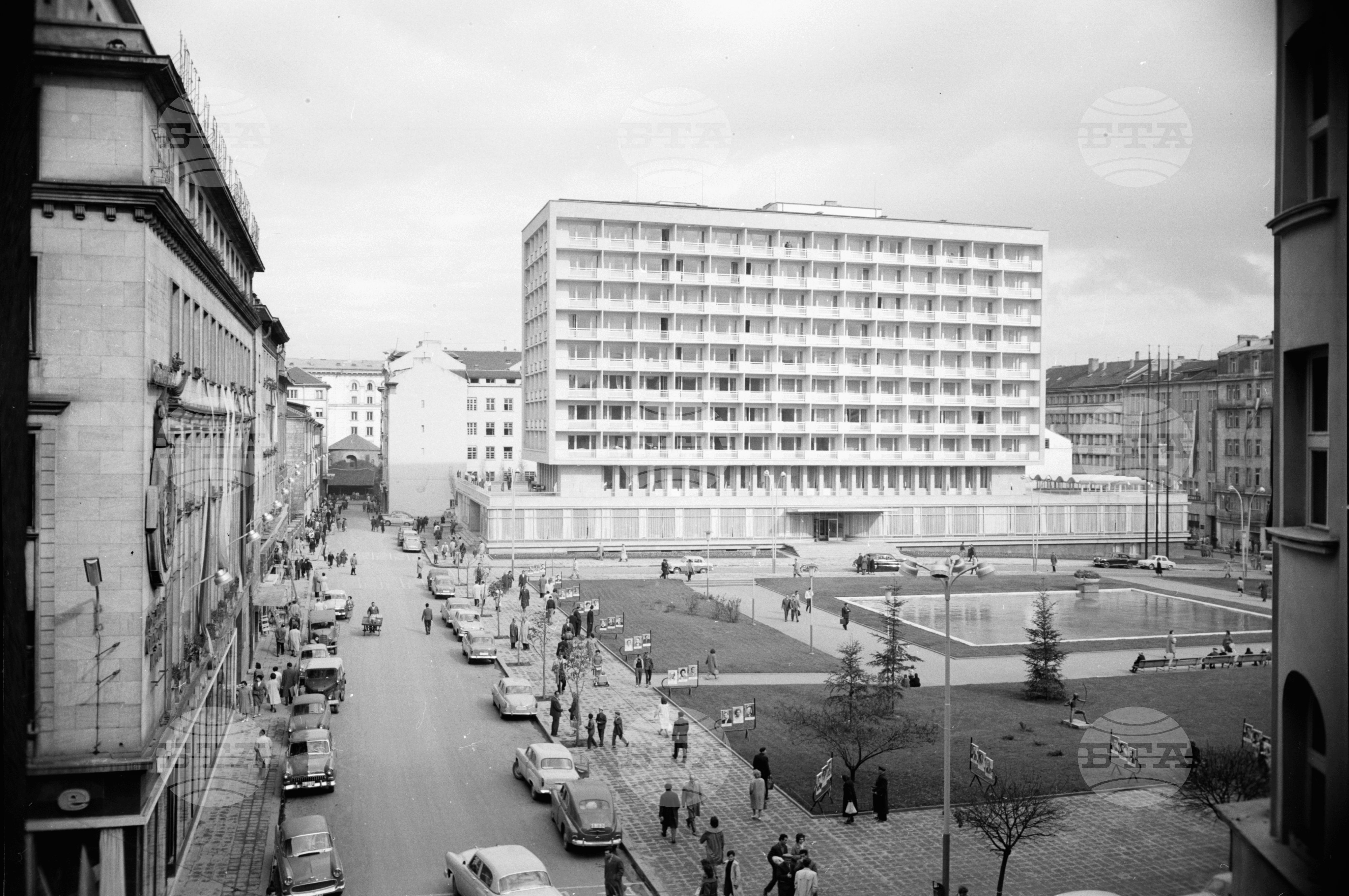 Новият хотел "Рила" в столицата 1962 година