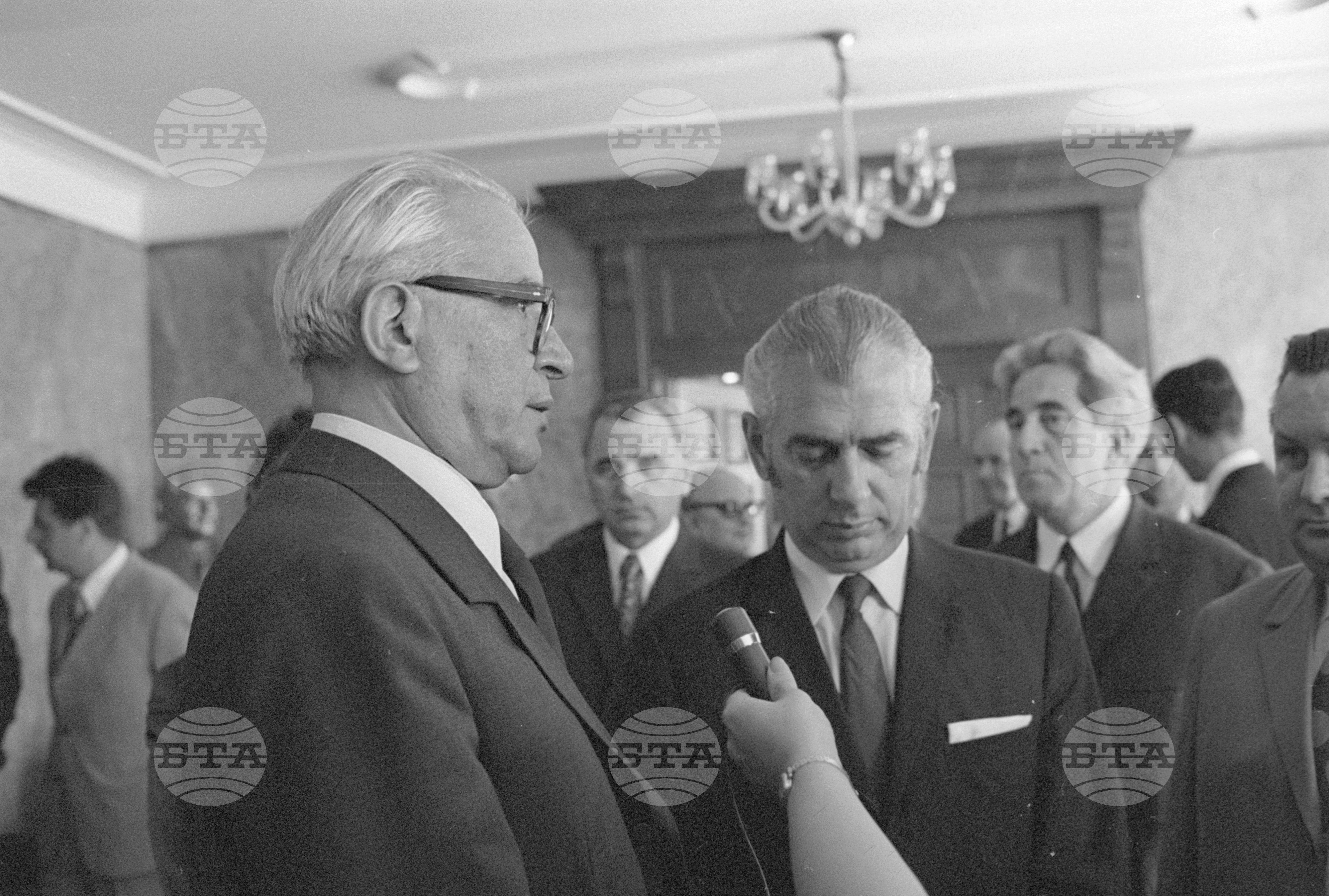 Интервю на външен министър на Унгария Янош Петер пред представители на БТА, радиото и столичната преса