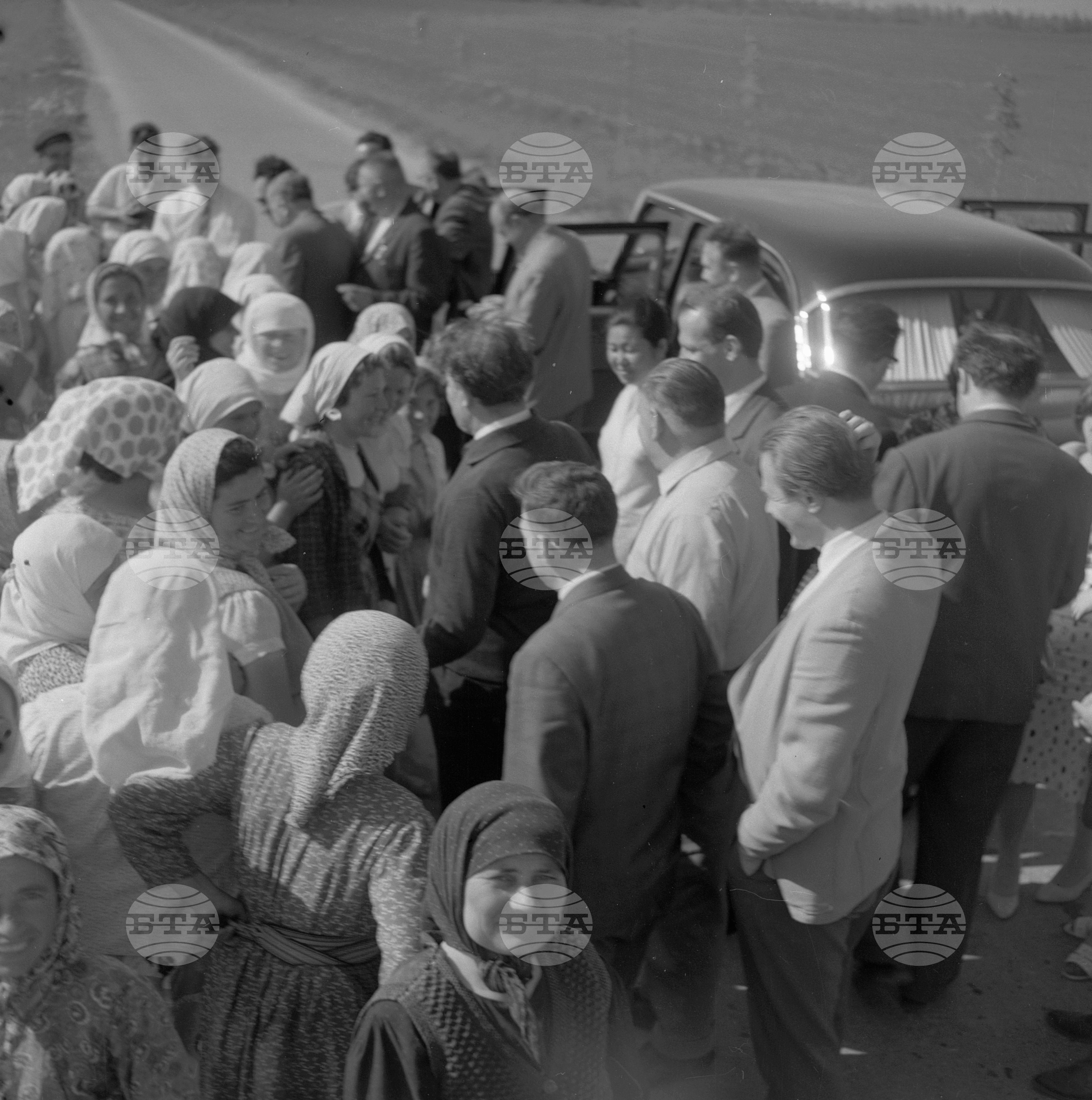 Делегацията на Върховния съвет на Съветския съюз -Ген. Тошевско