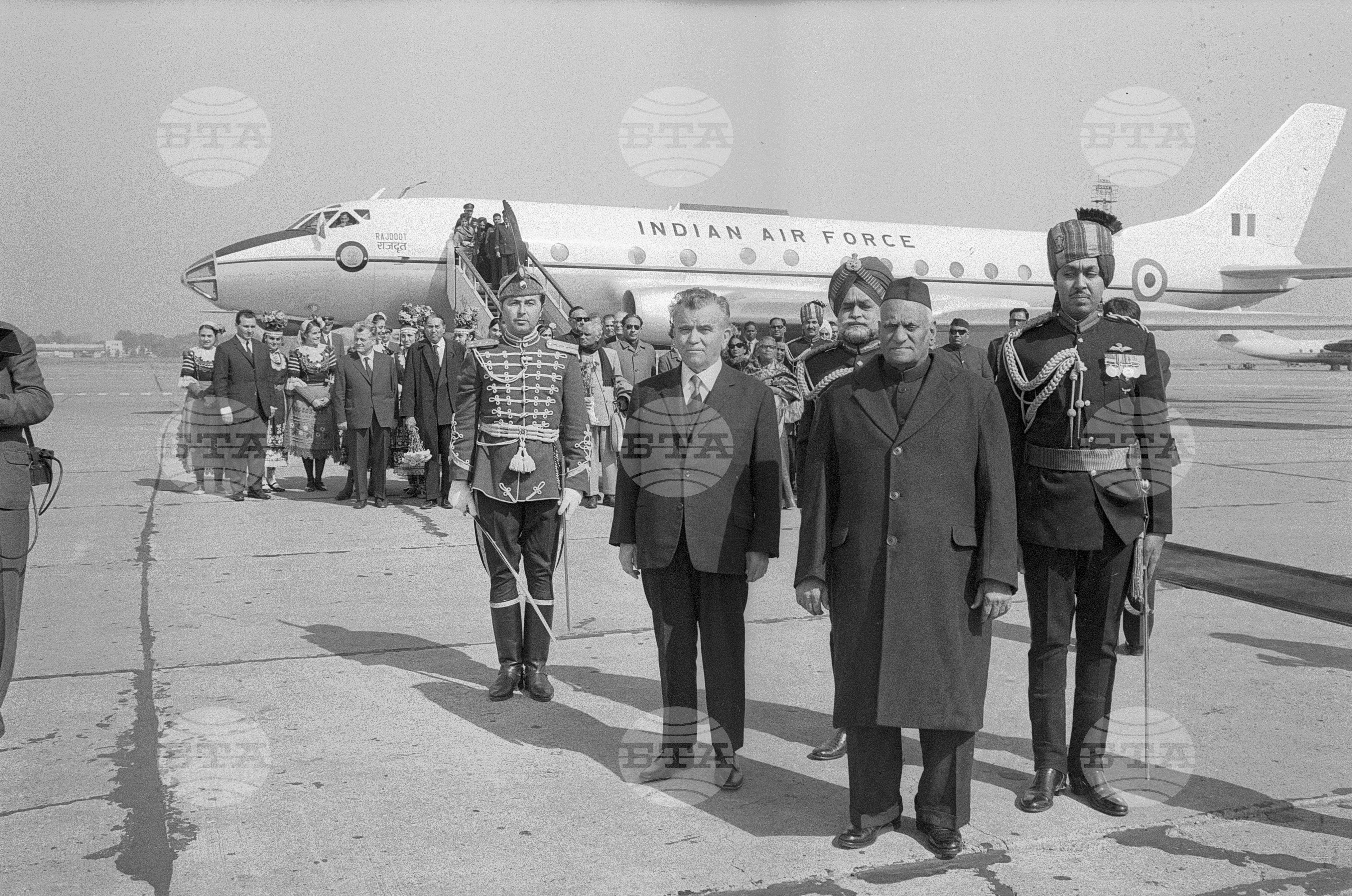 Индийският президент Варахагири Венката Гири на посещение в България - част 1