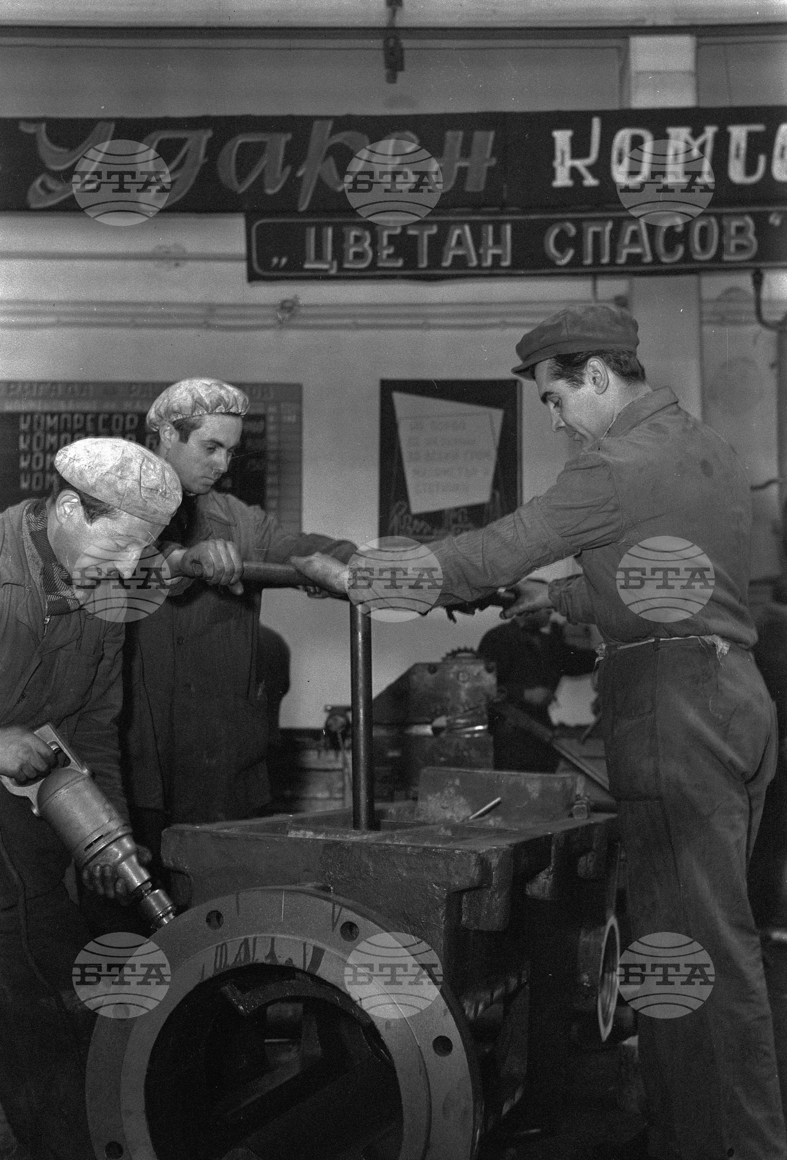 Комсомолци-първенци в ДМЗ "Никола Йонков Вапцаров", Плевен