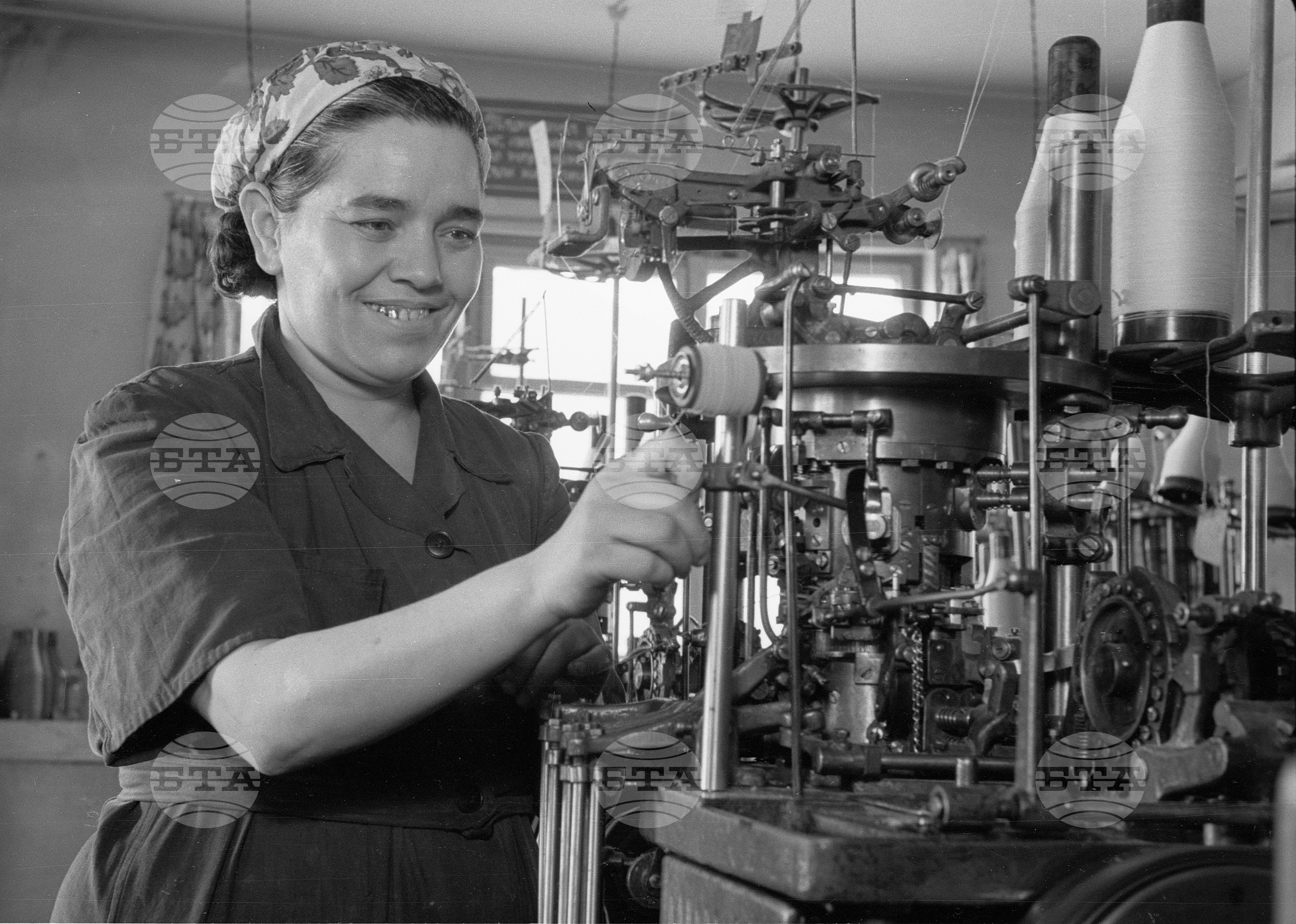 Чорапна фабрика "Йорданка Чанкова" в София - 1956 година
