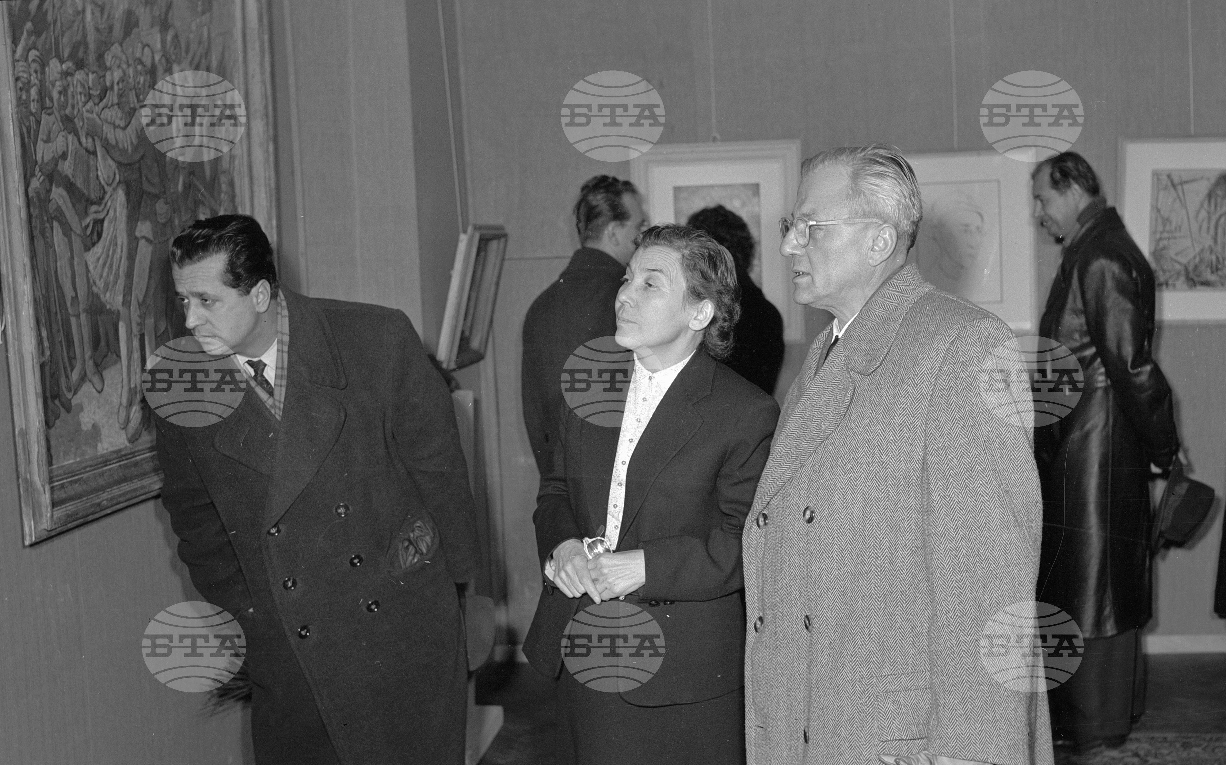Откриване на художествената изложба "Българо-Чехословашко културно сътрудничество" в София