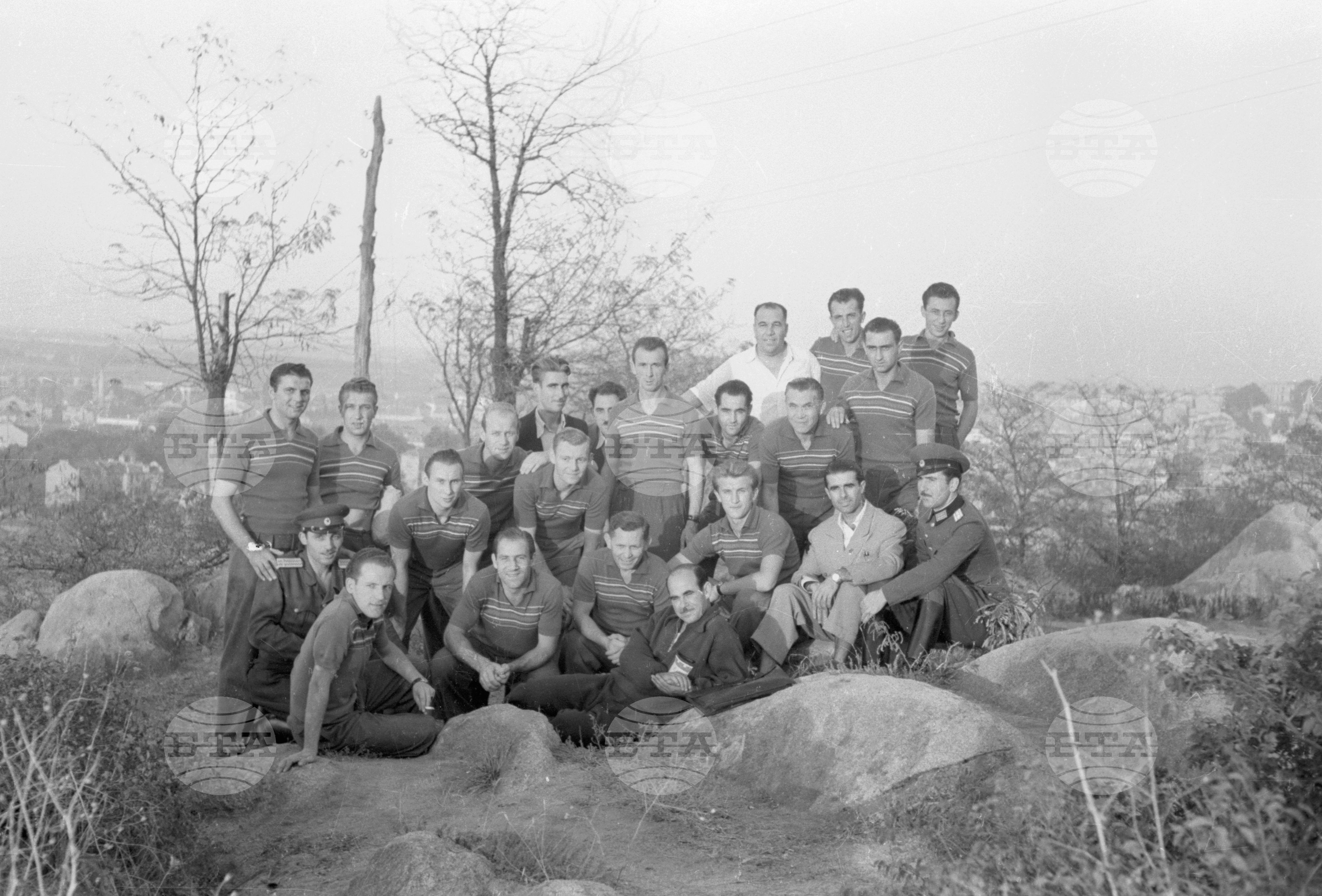 Чехословашки футболен отбор в Пловдив, 1951