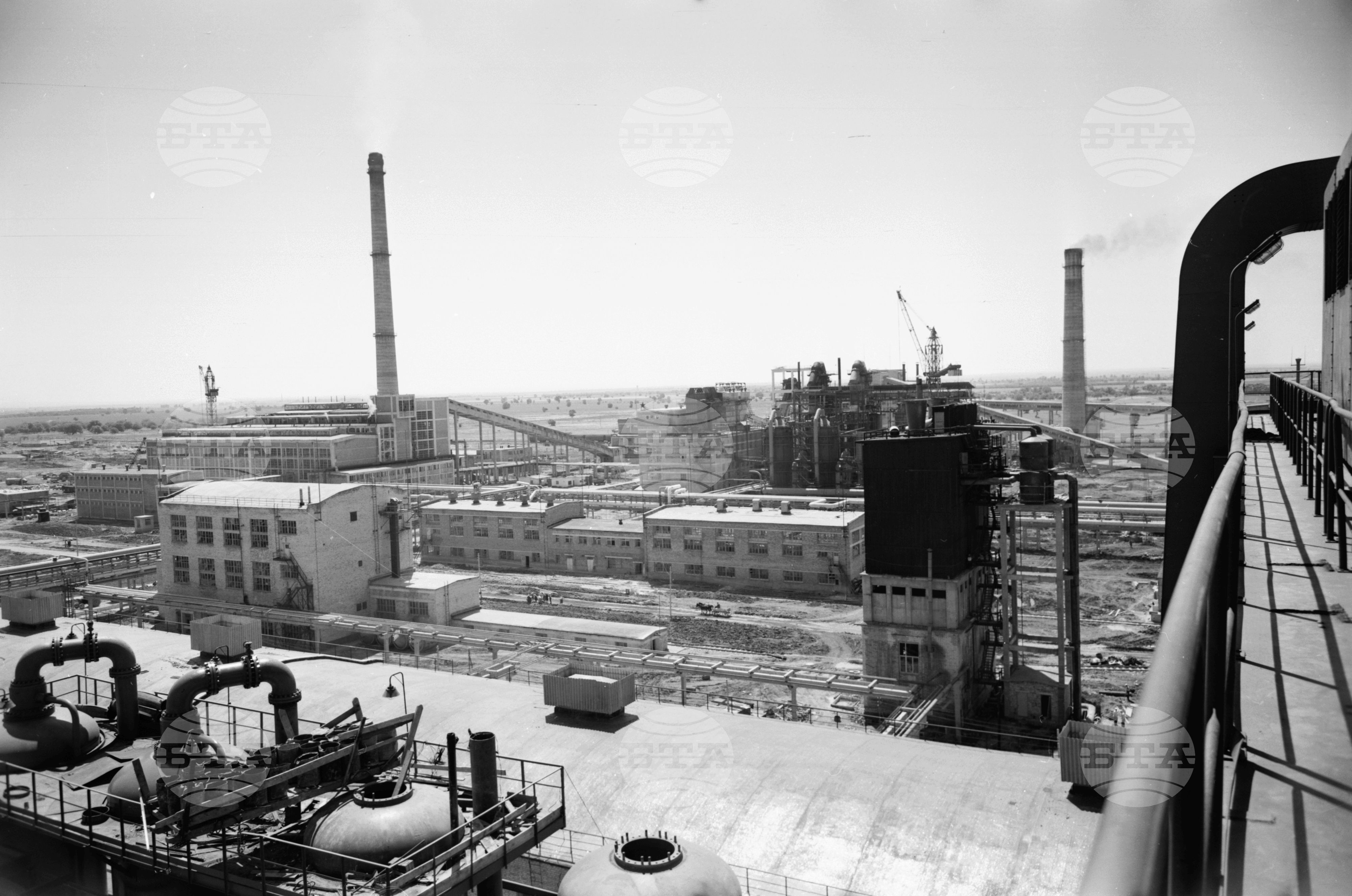 Азотно-торов завод край Стара Загора-1963