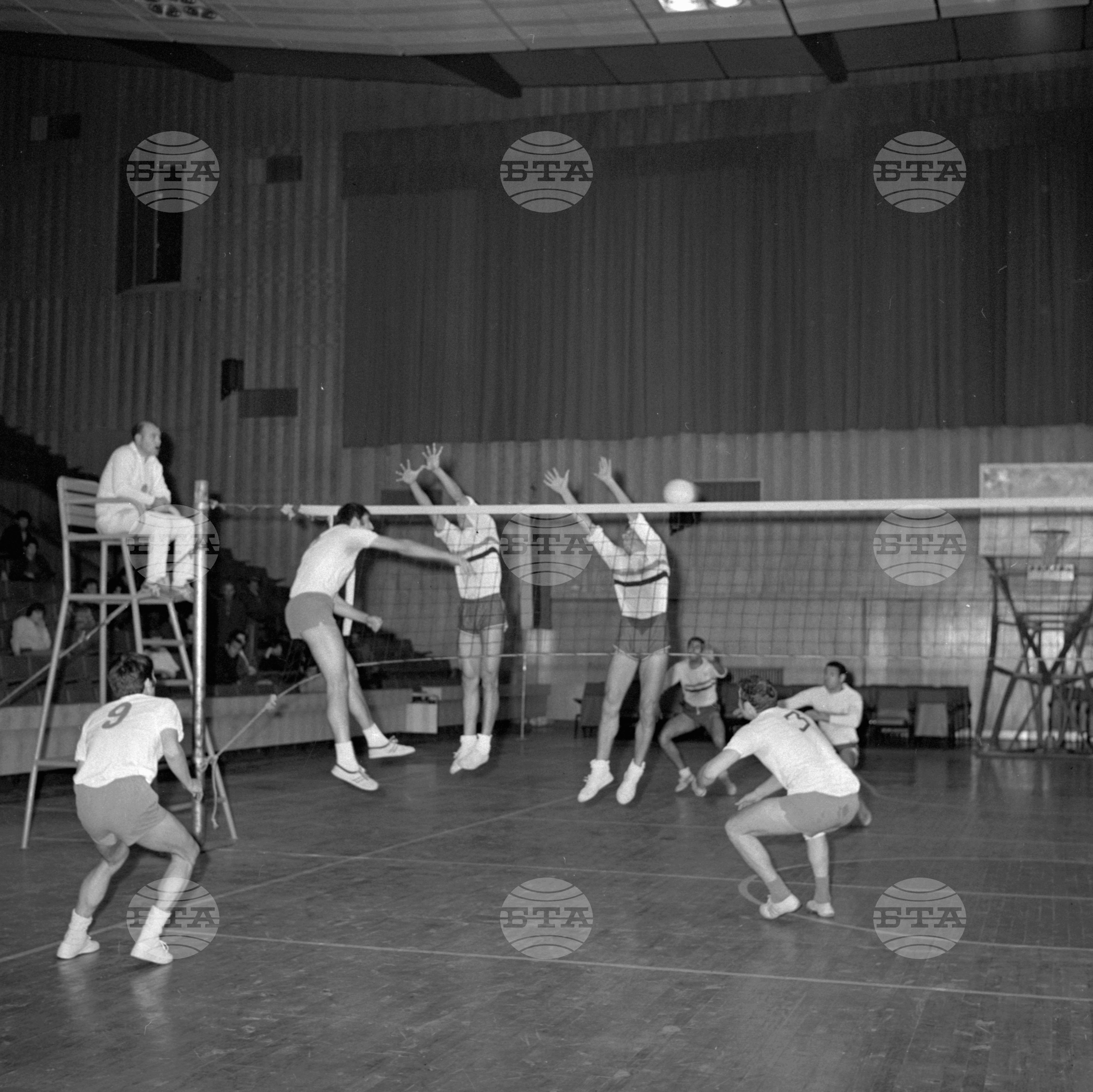 Седмица на българо-египетската спортна дружба през 1971 година. Волейбол "Академик" (София) - "АР" (Египет)