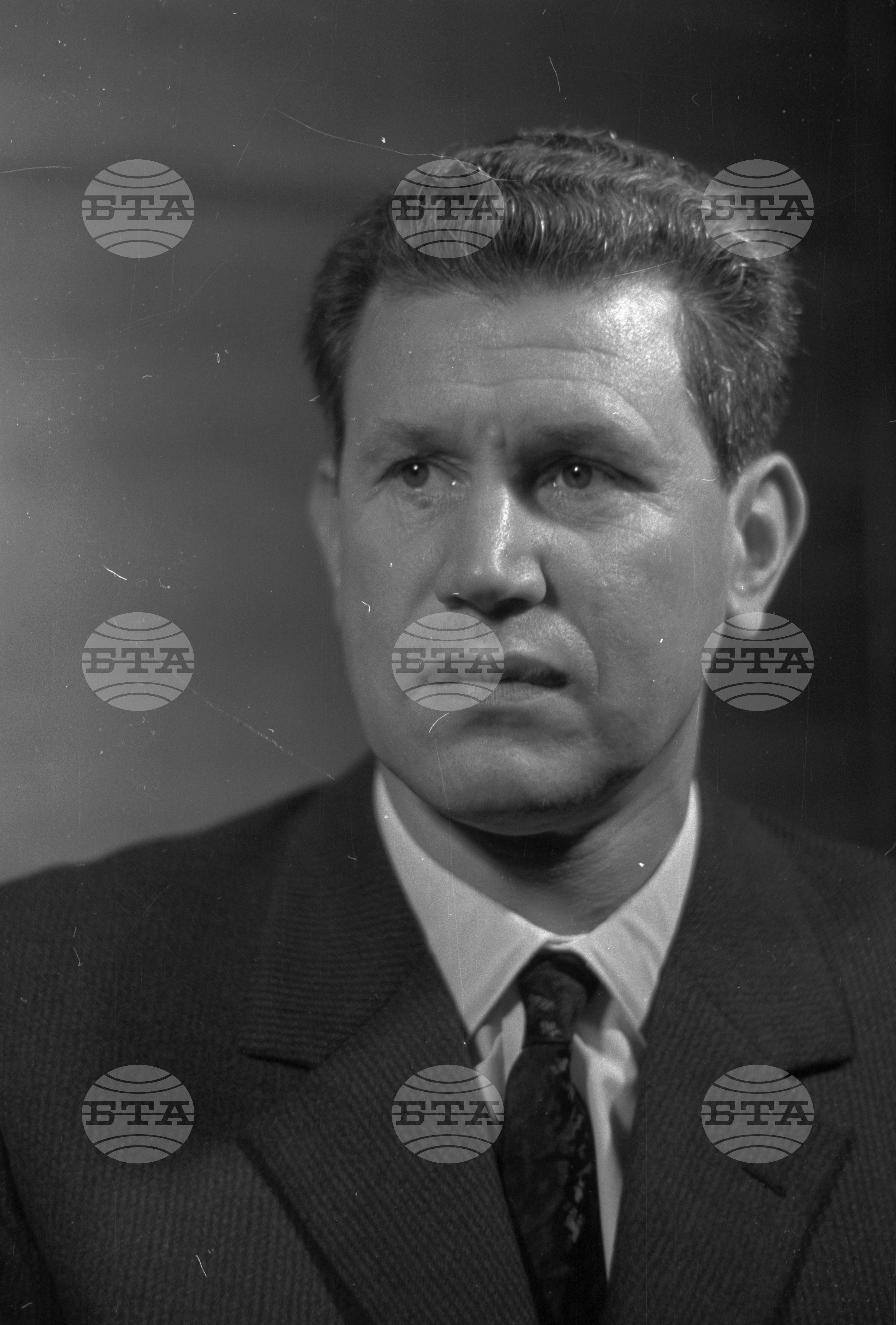 Портрет на министъра на външните работи Иван Башев - 1962 година