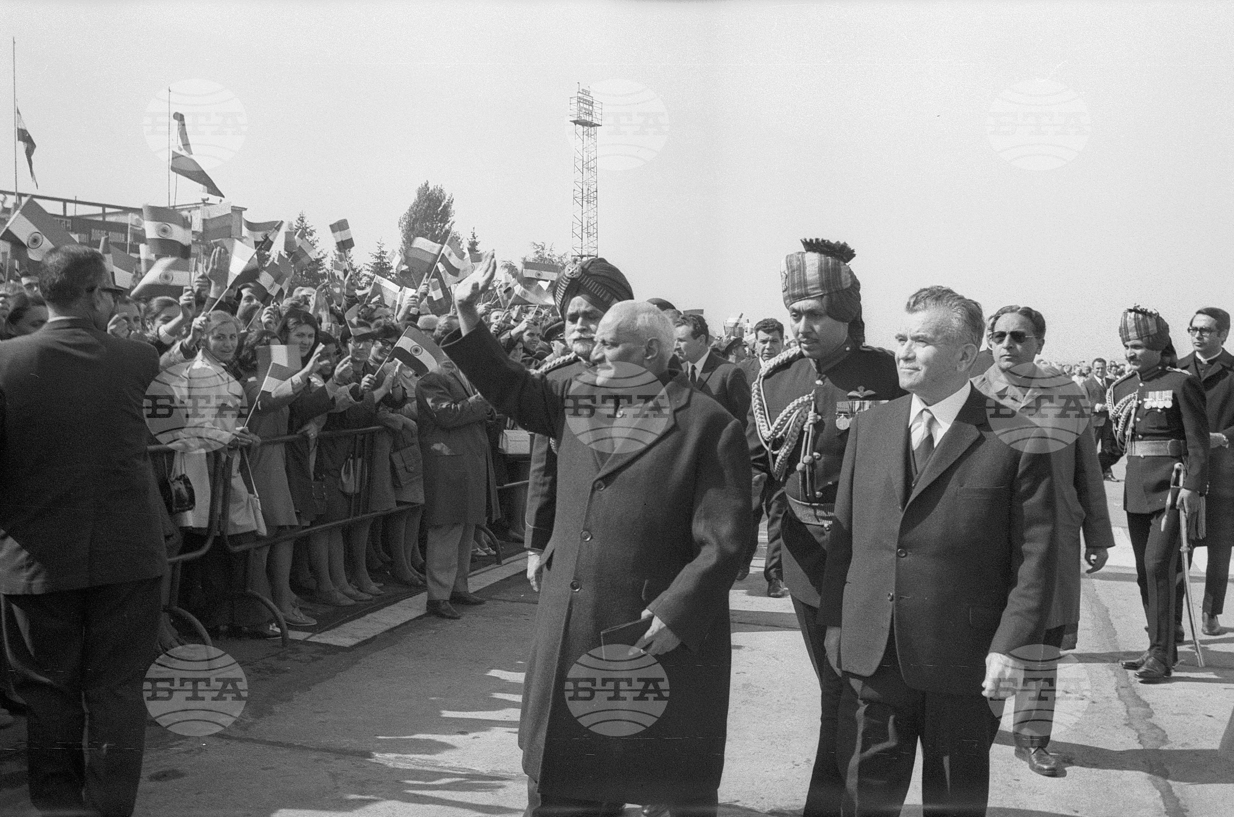 Индийският президент Варахагири Венката Гири на посещение в България - част 1