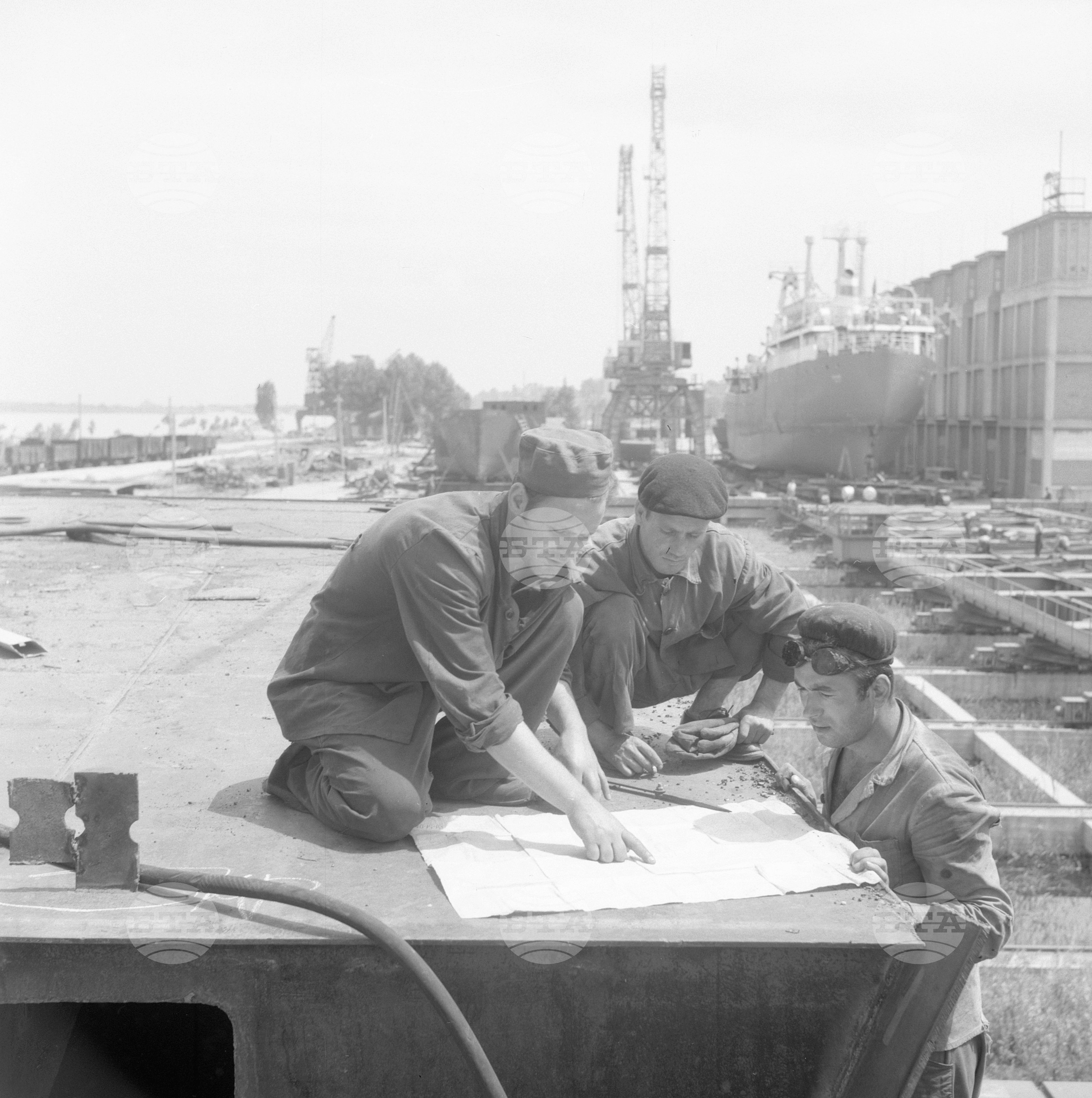Корабостроителен завод - Русе - 1963