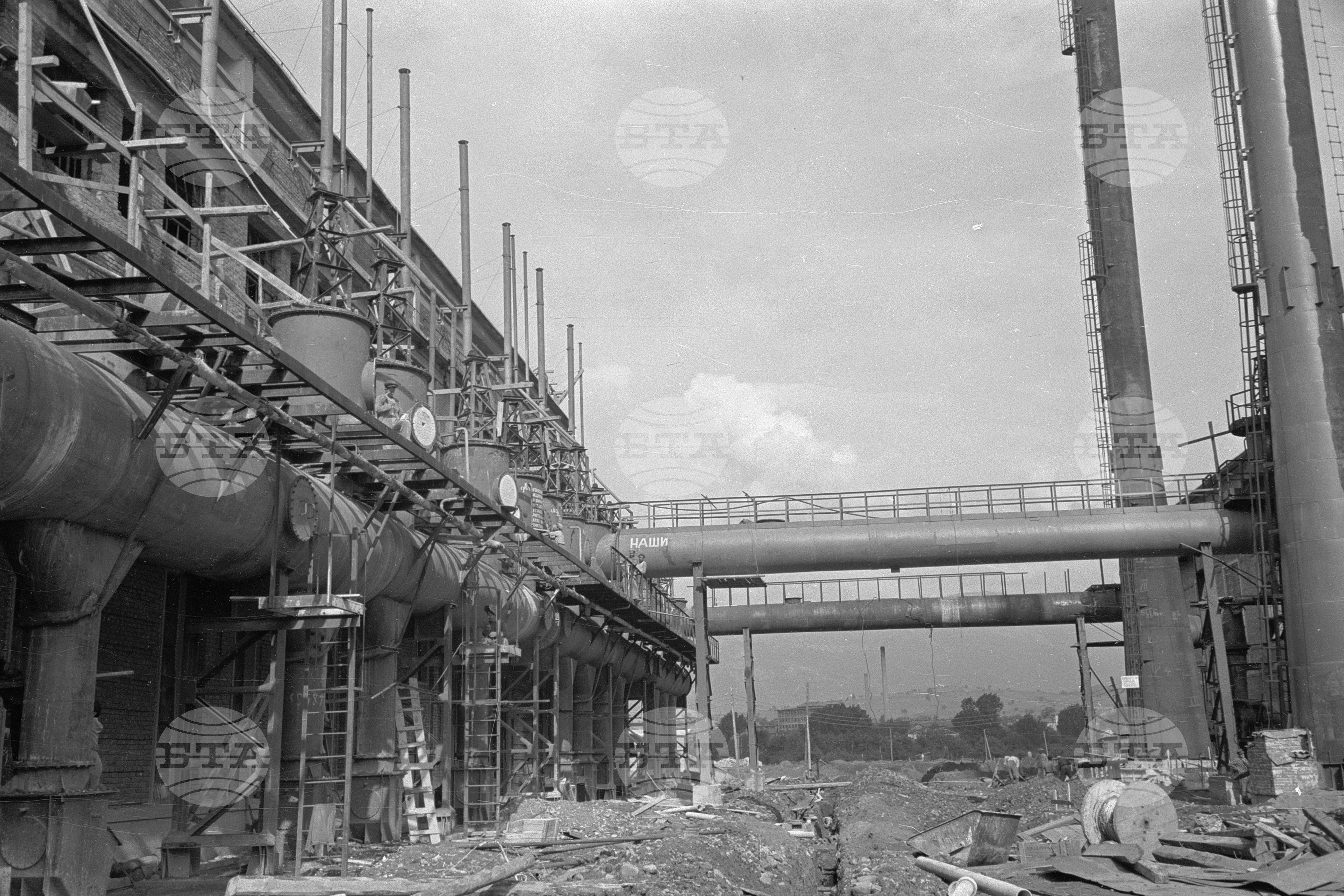 Държавен металургичен завод „Ленин“ - 1953 година - строеж
