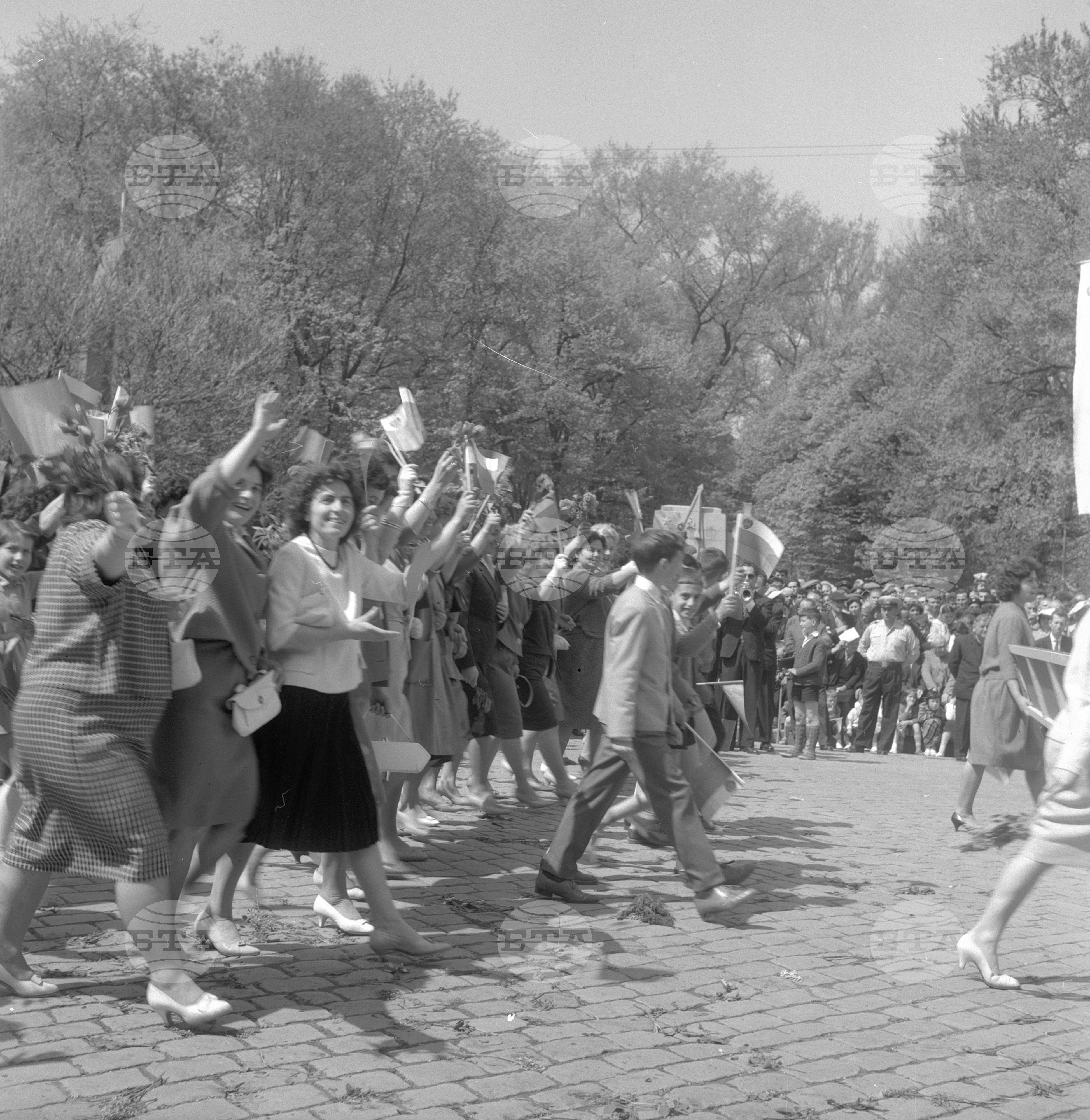 Първомайска манифестация в Пловдив