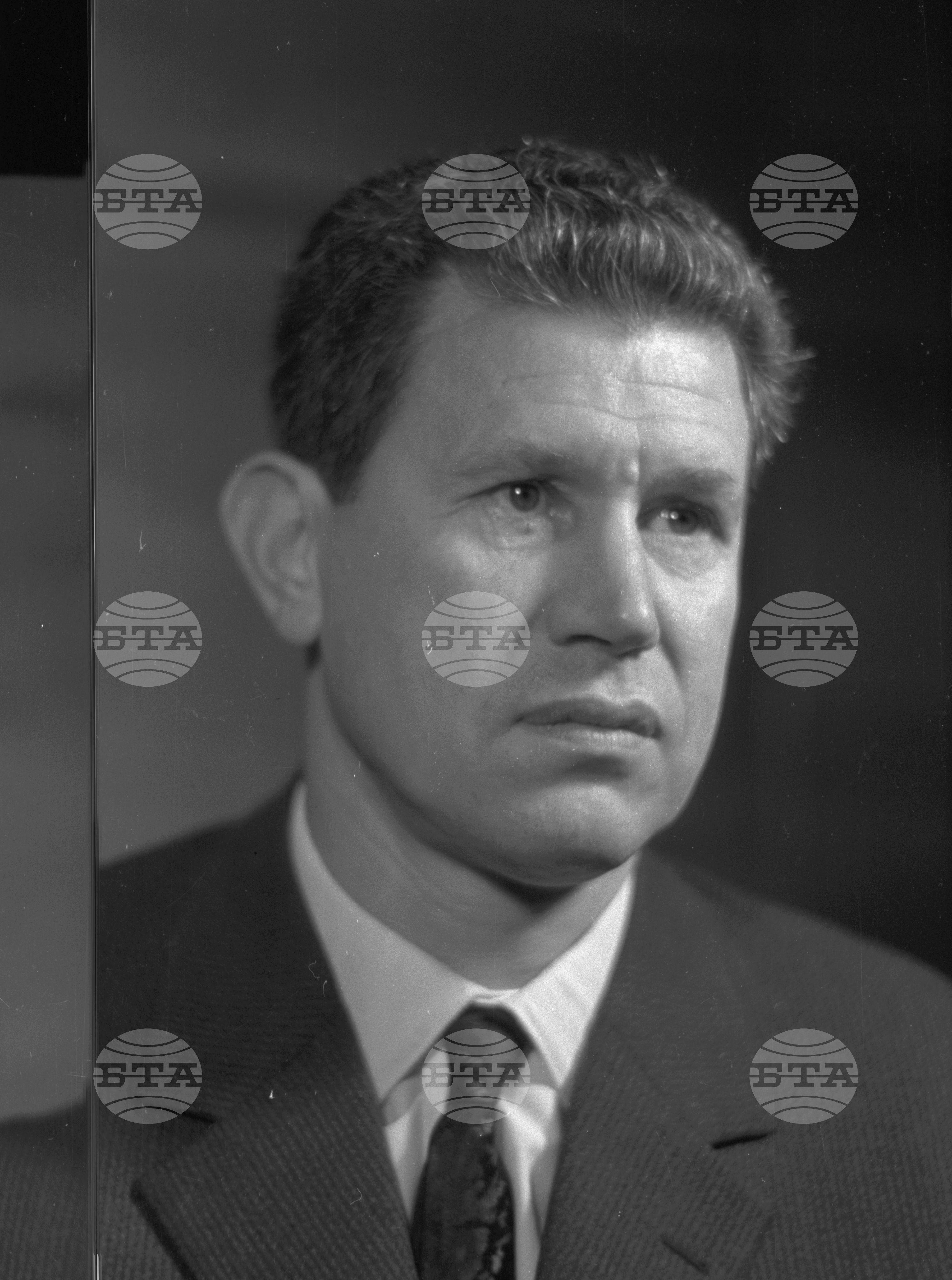 Портрет на министъра на външните работи Иван Башев - 1962 година