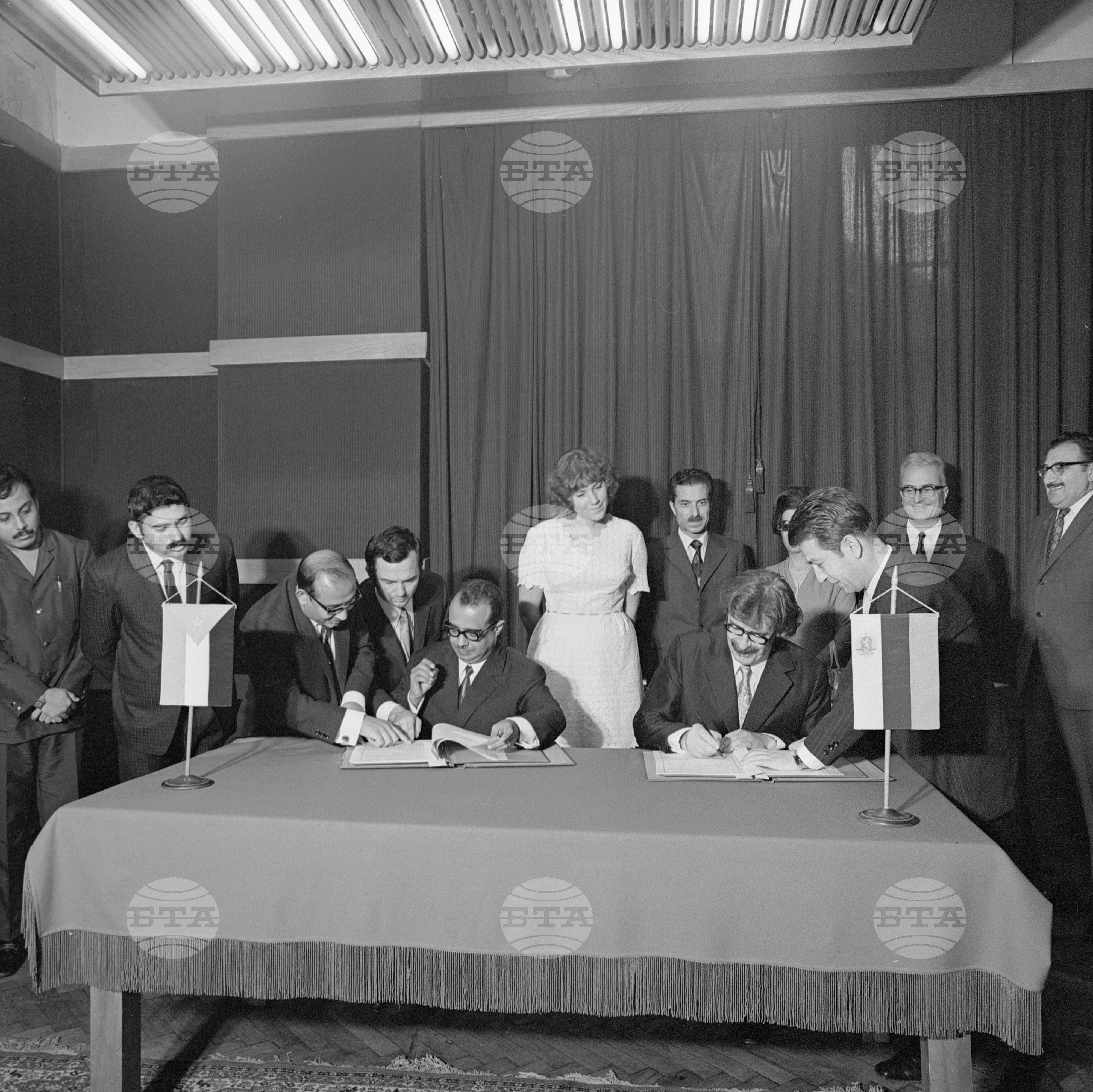 Подписване на културна спогодба между Народна република Йемен и Народна република България
