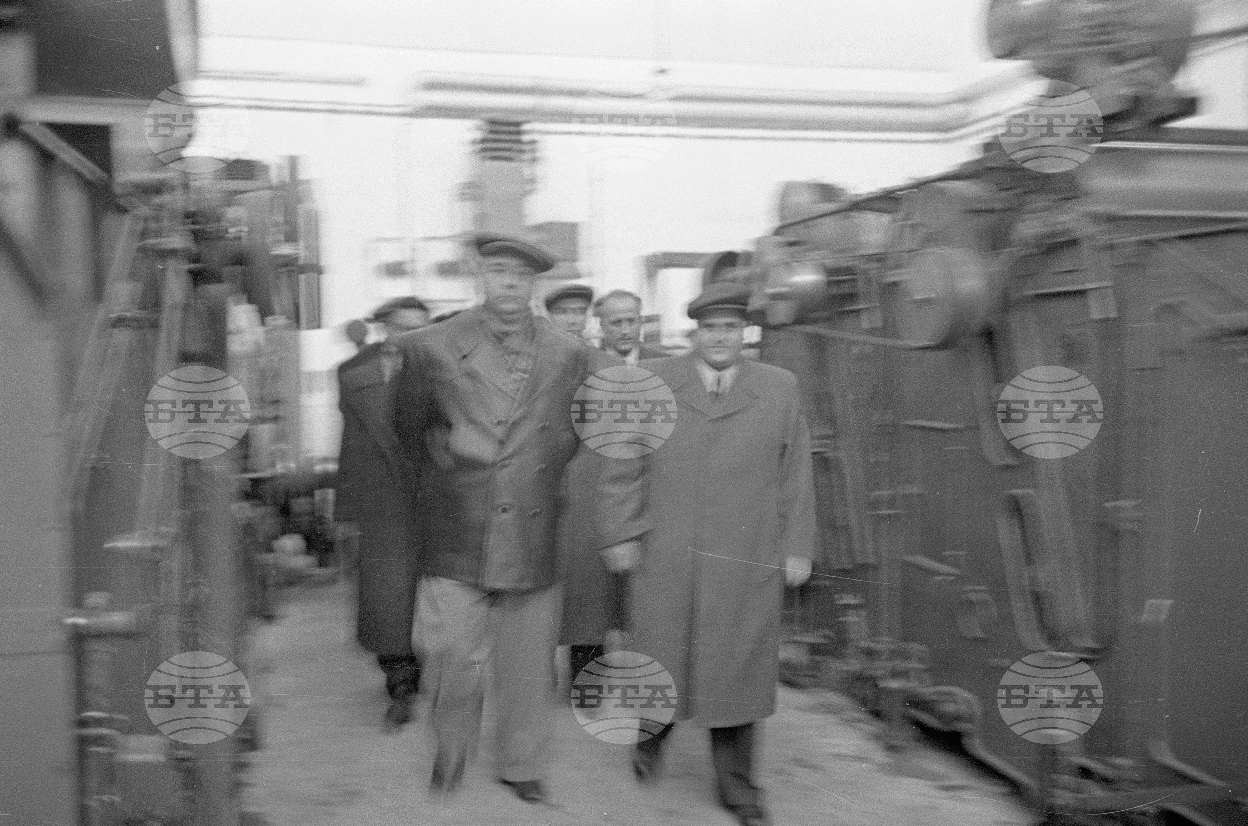 Откриване на новата Памуко-предачна фабрика при комбината "Марица" - 1953 година