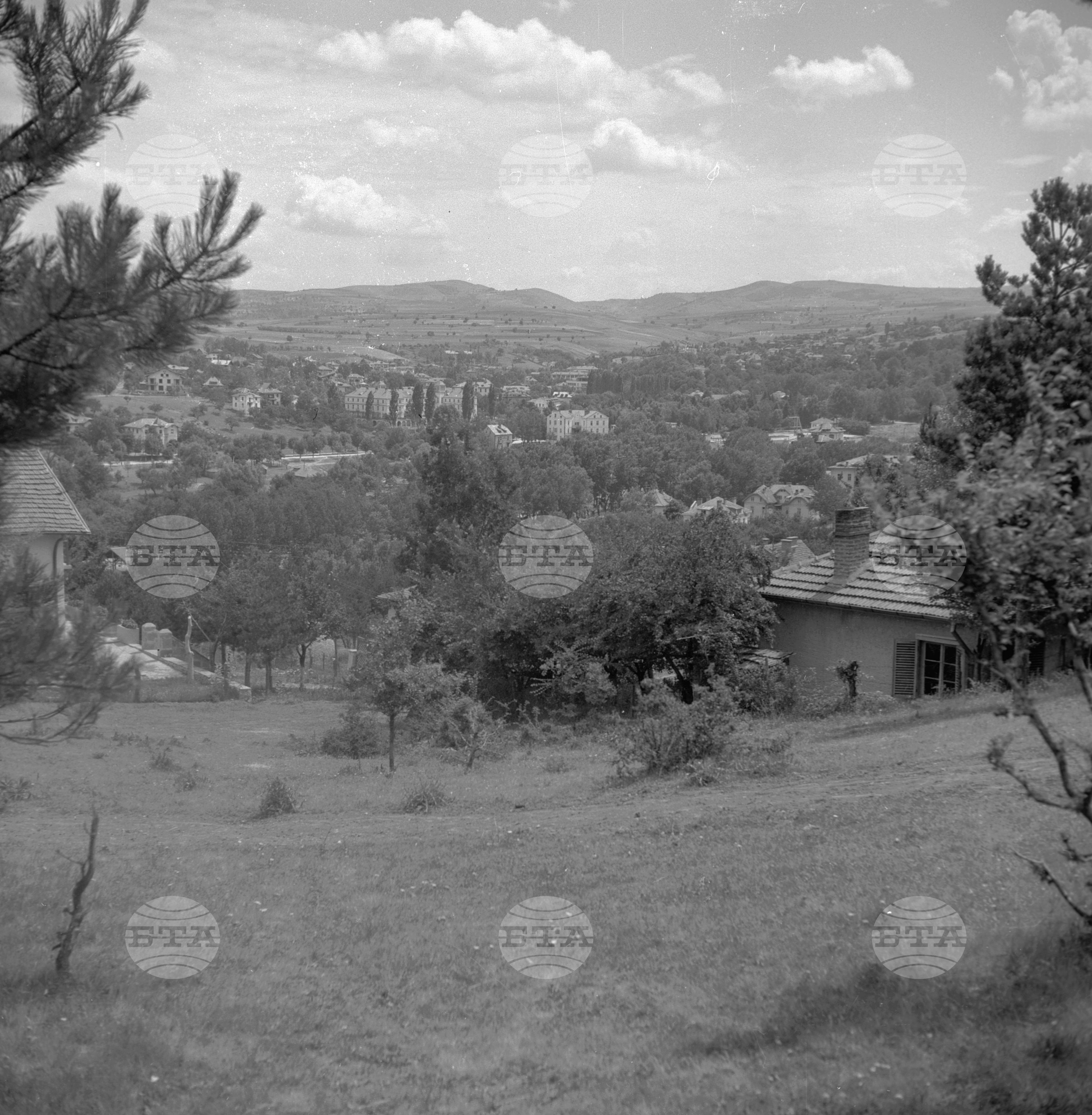 Курортът Банкя през 1952 година