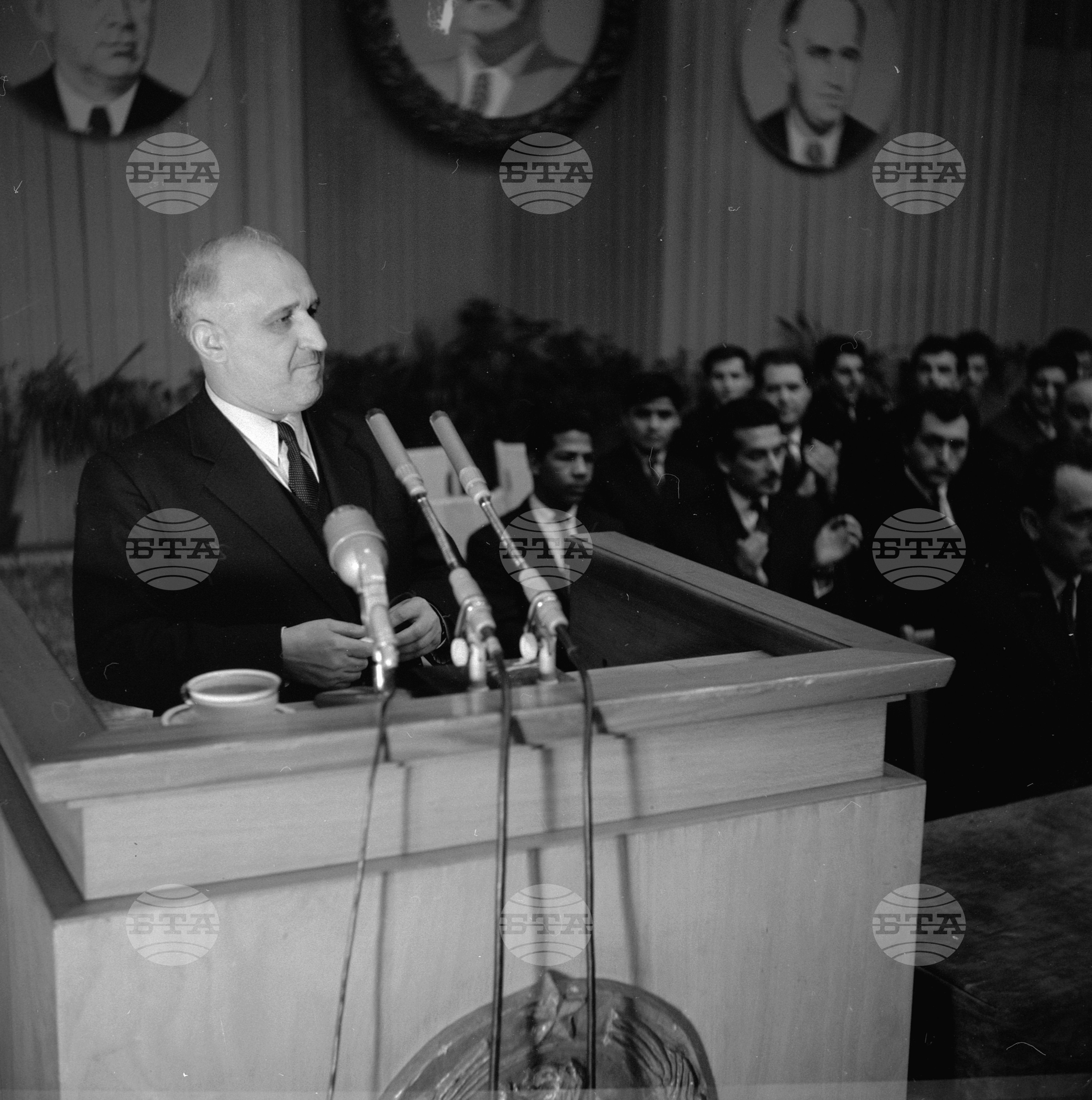 Тържествено събрание в София по случай празника на студентската младеж 1962 година