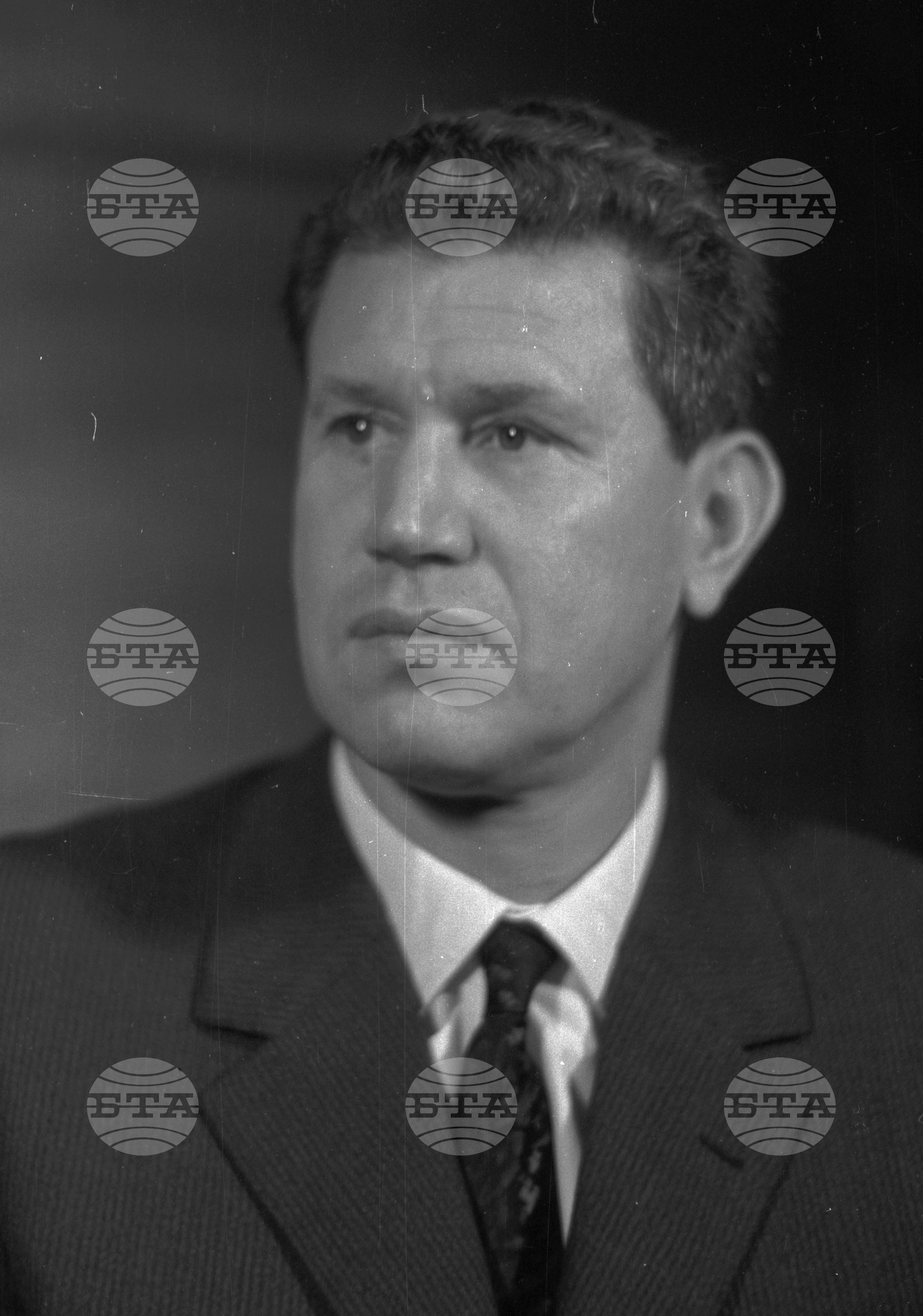 Портрет на министъра на външните работи Иван Башев - 1962 година