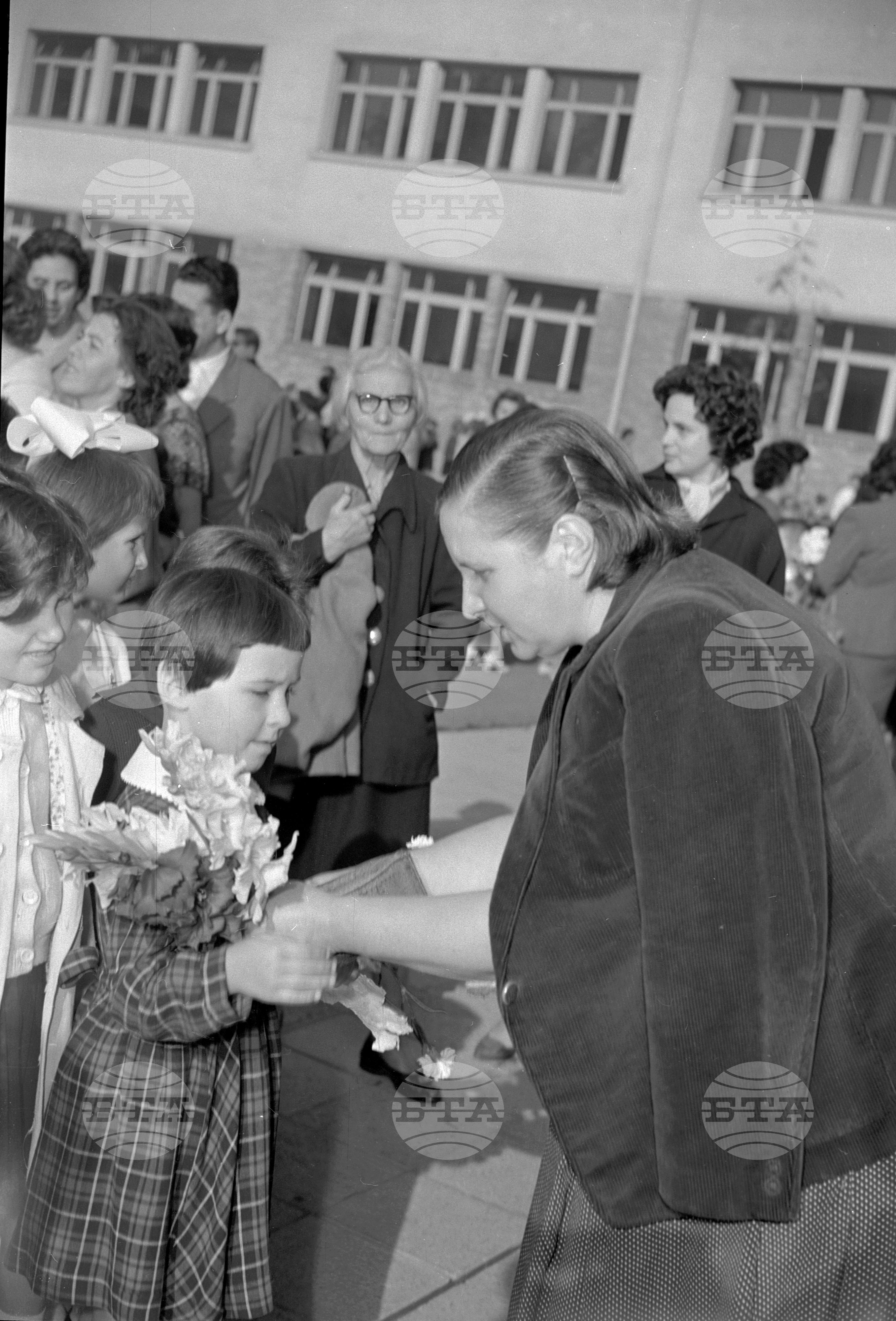 Откриване на новата учебна 1961-1962 година в Софийските учебни заведения