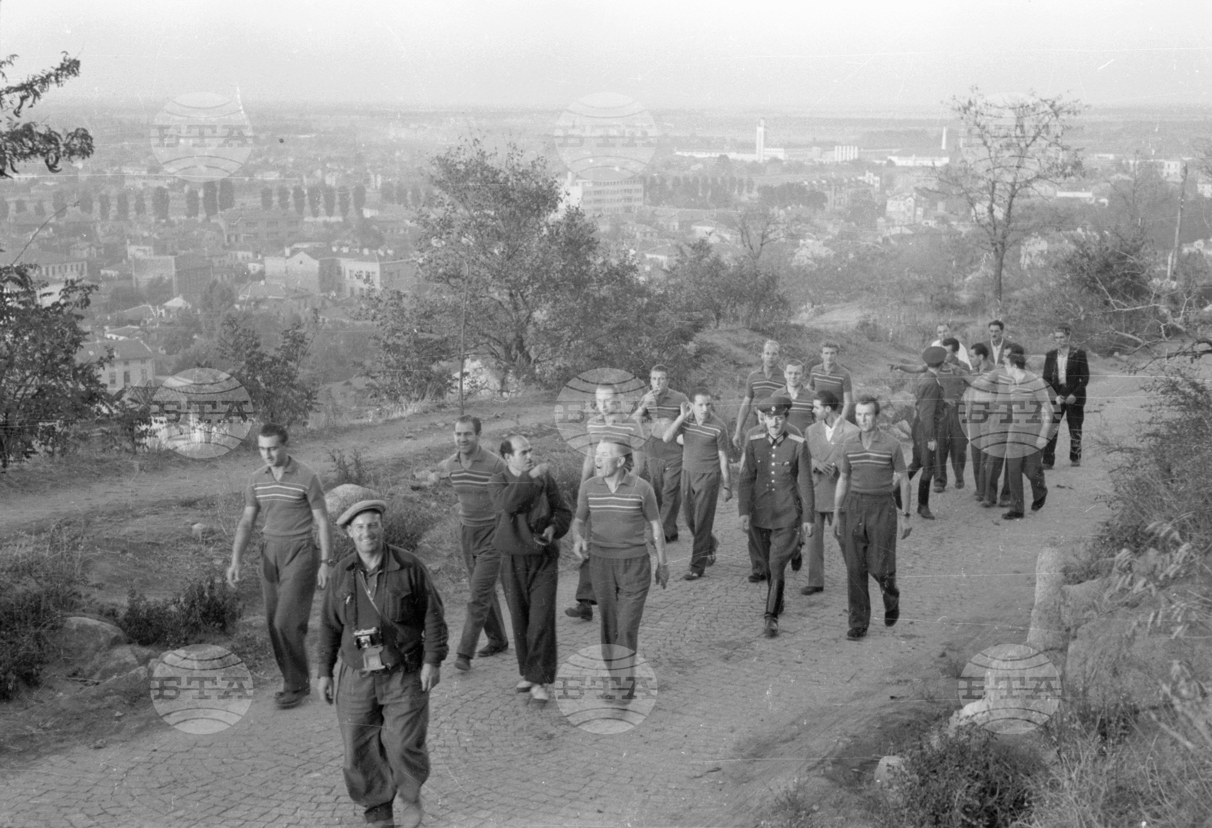 Чехословашки футболен отбор в Пловдив, 1951