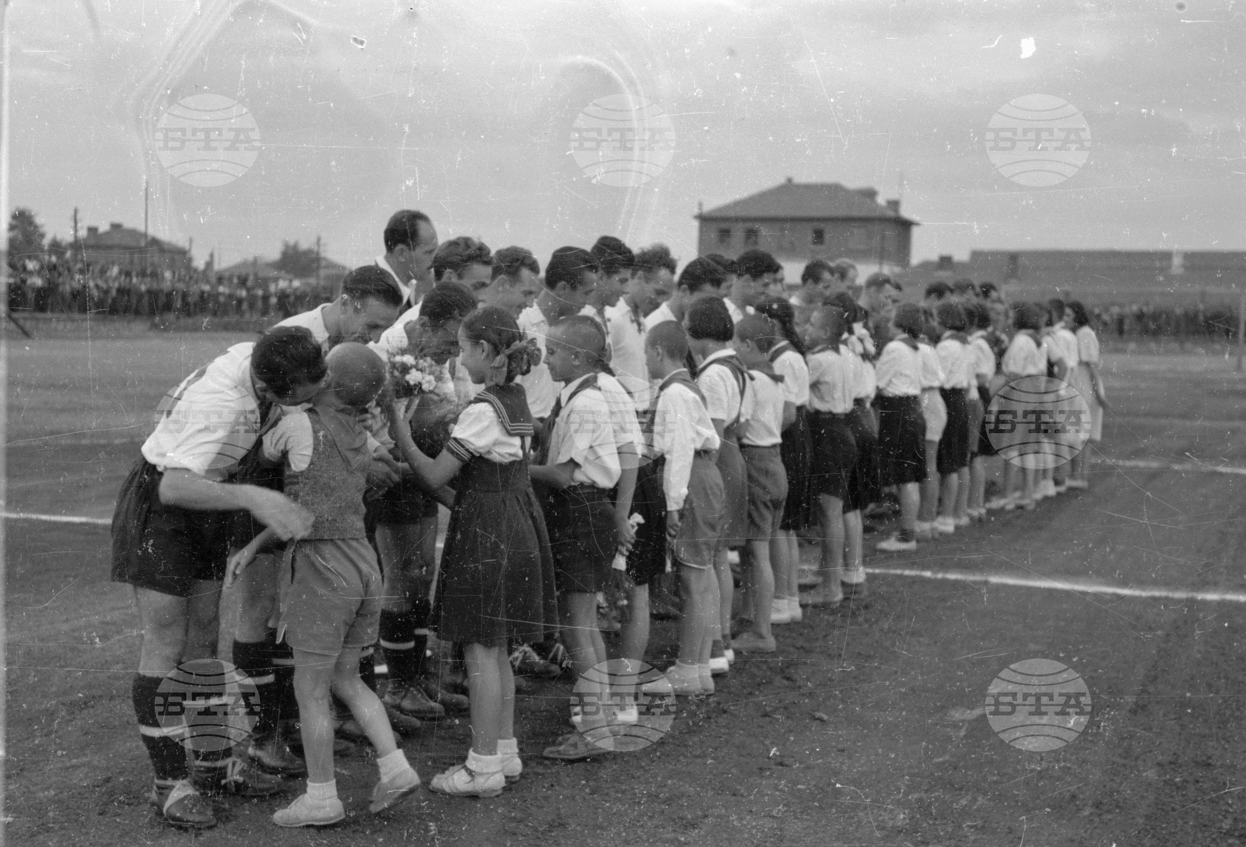 Чехословашки футболен отбор в Пловдив, 1951