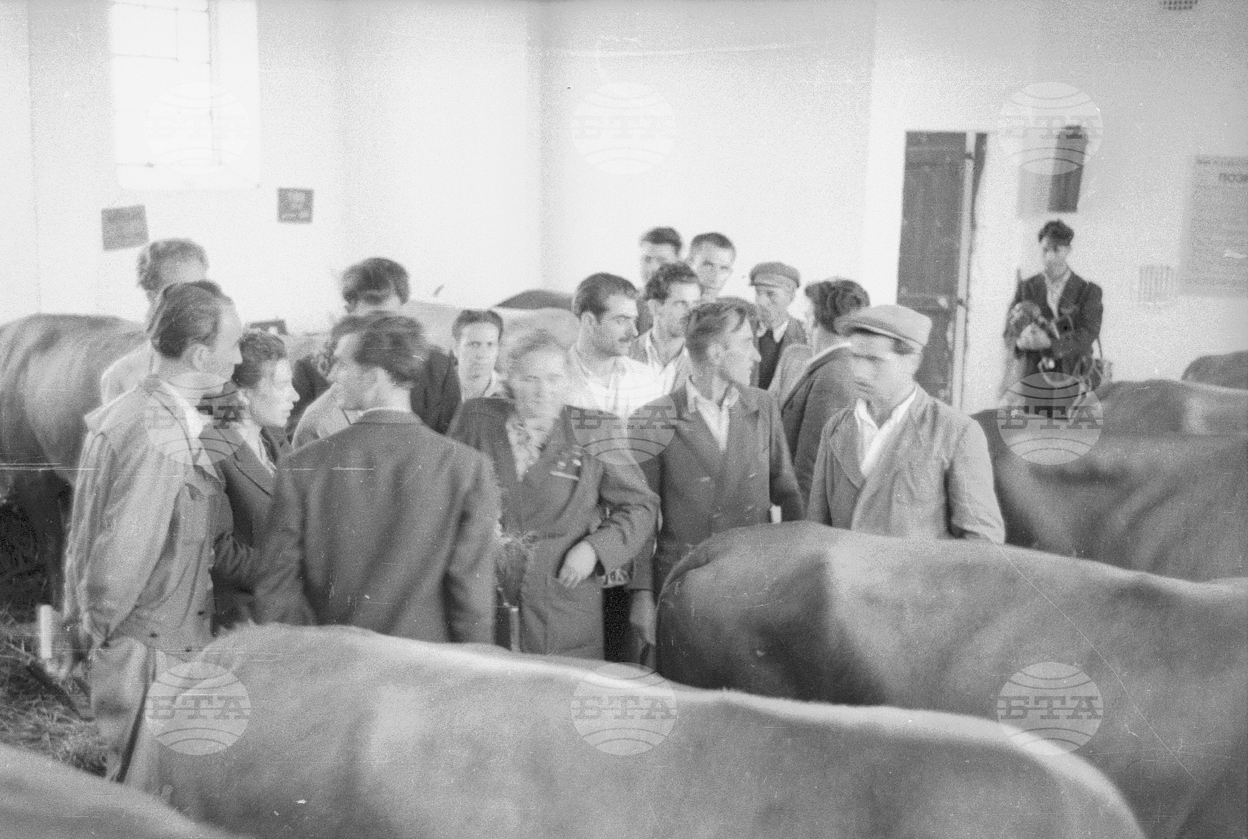 Съветските гости по време на месеца на Съветската дружба, 1951 година - Чекирьов, Скрябин и други